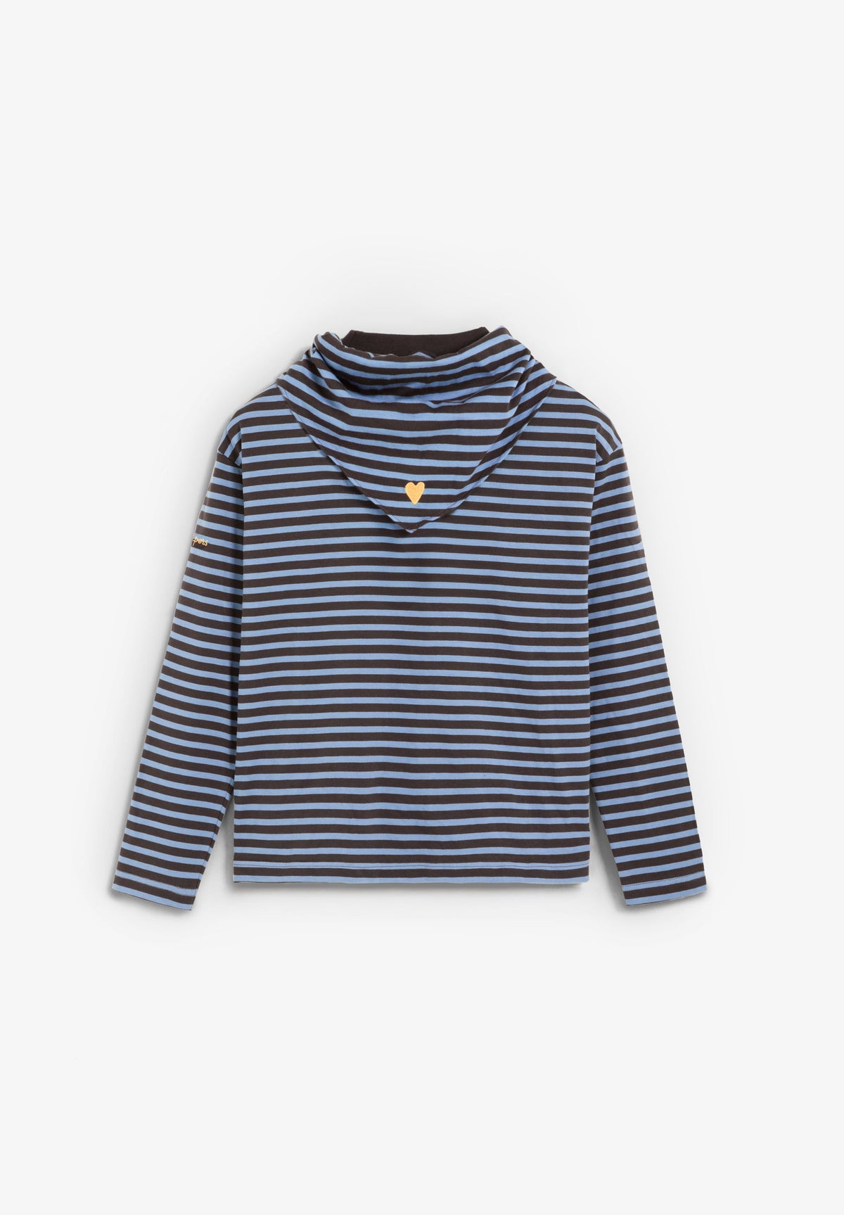 BASIC STRIPED T-SHIRT WITH COLLAR DETAIL