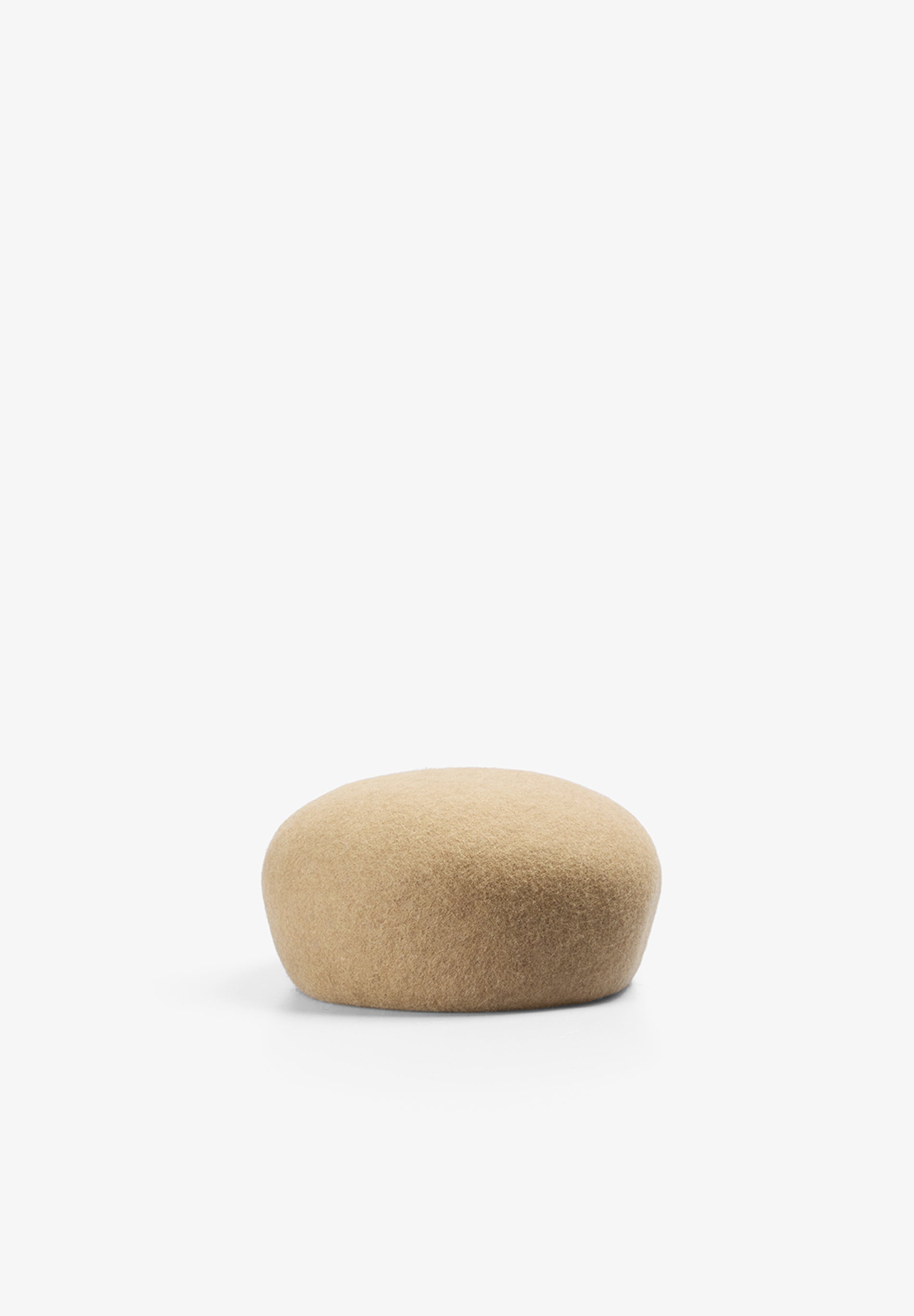 FLAT-TOPPED WOOL HAT