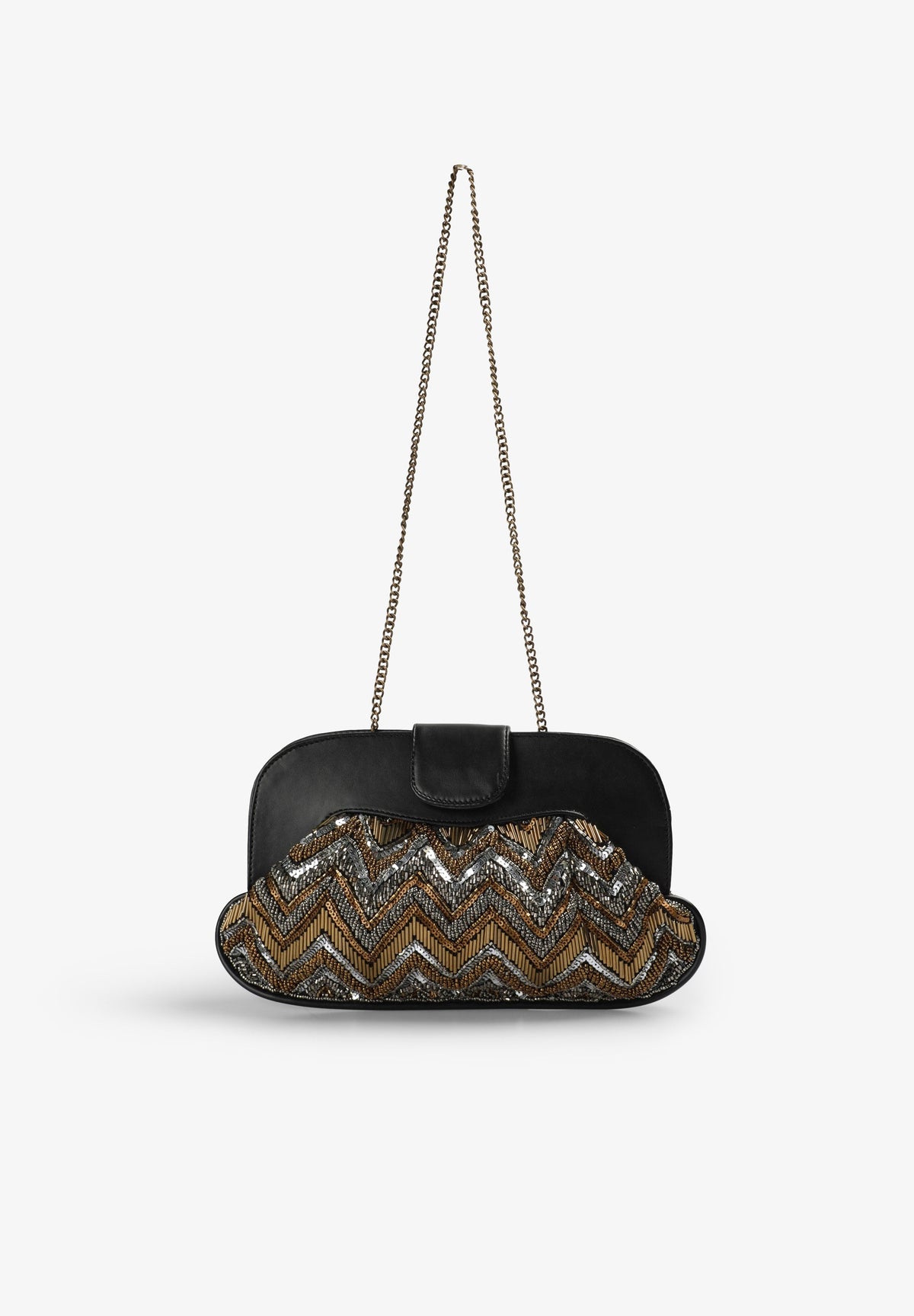 BEADED CLUTCH BAG