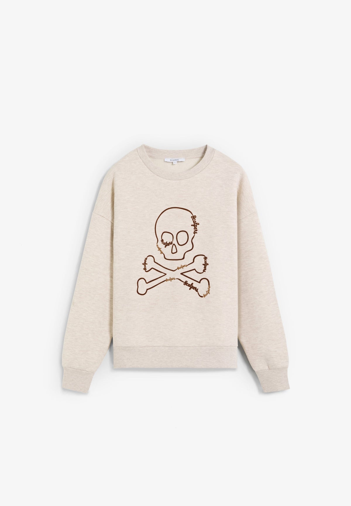 PRINTED SKULL HOODIE