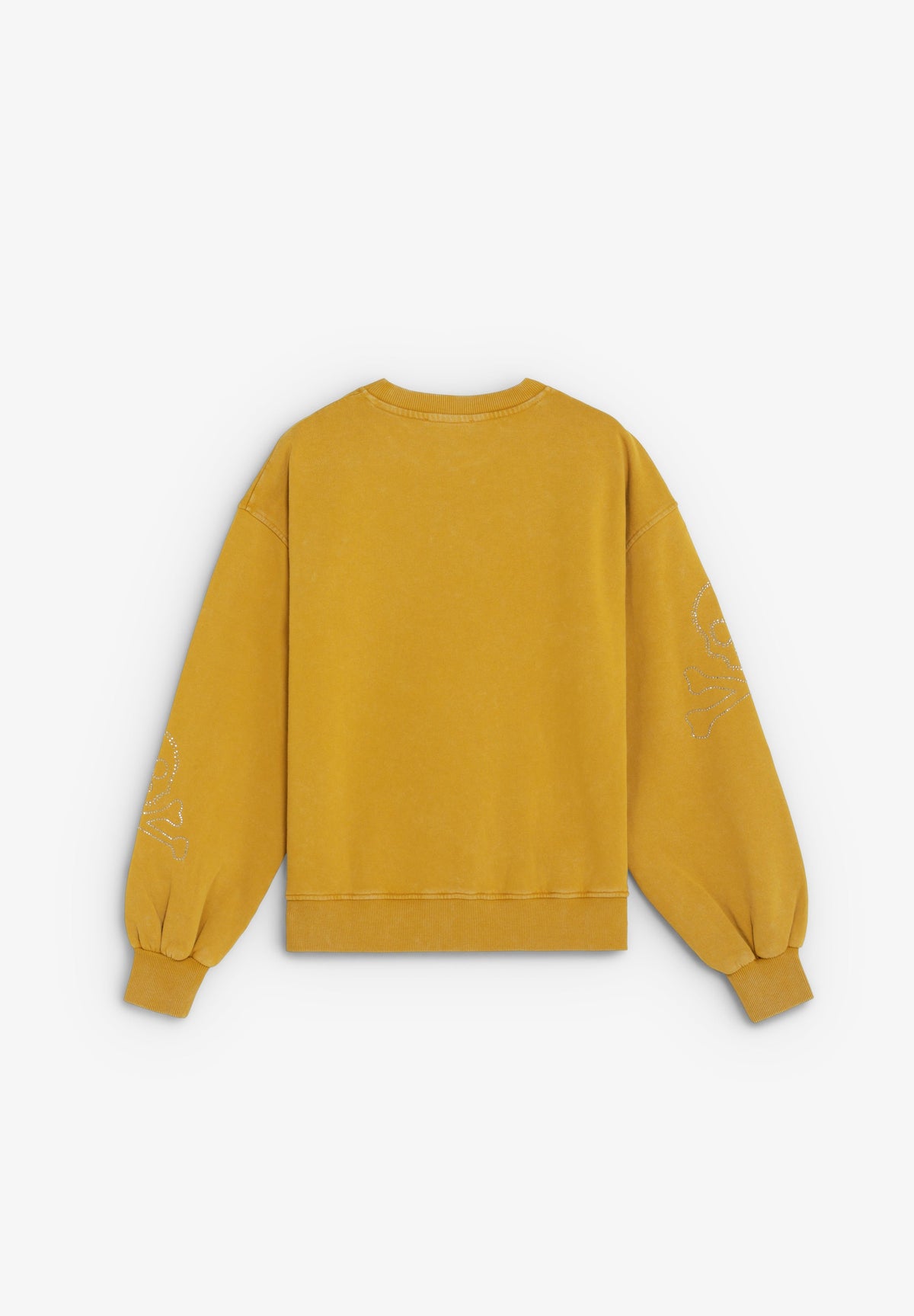 SWEATSHIRT WITH RHINESTONE SKULL