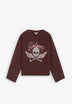 FADED PRINT SWEATSHIRT