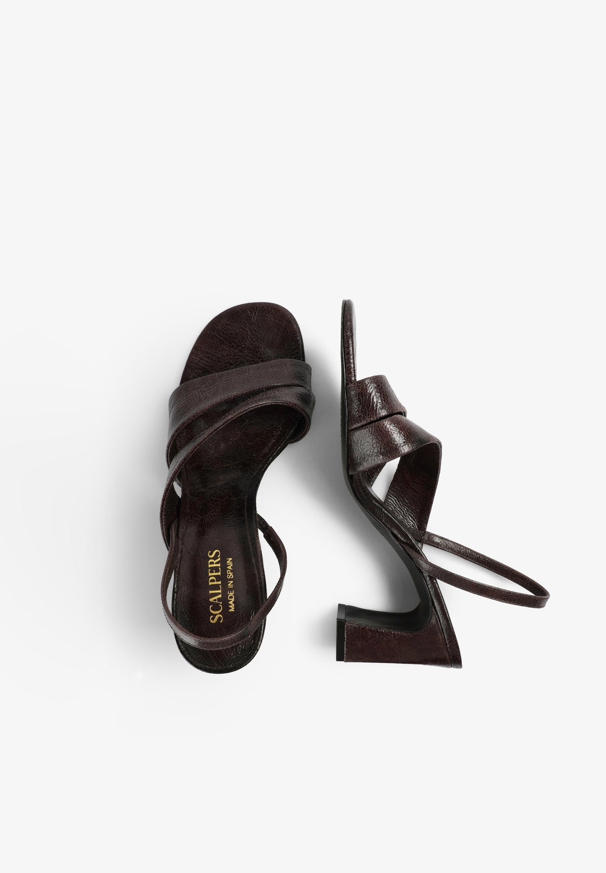 HIGH-HEELED SLINGBACK SANDALS