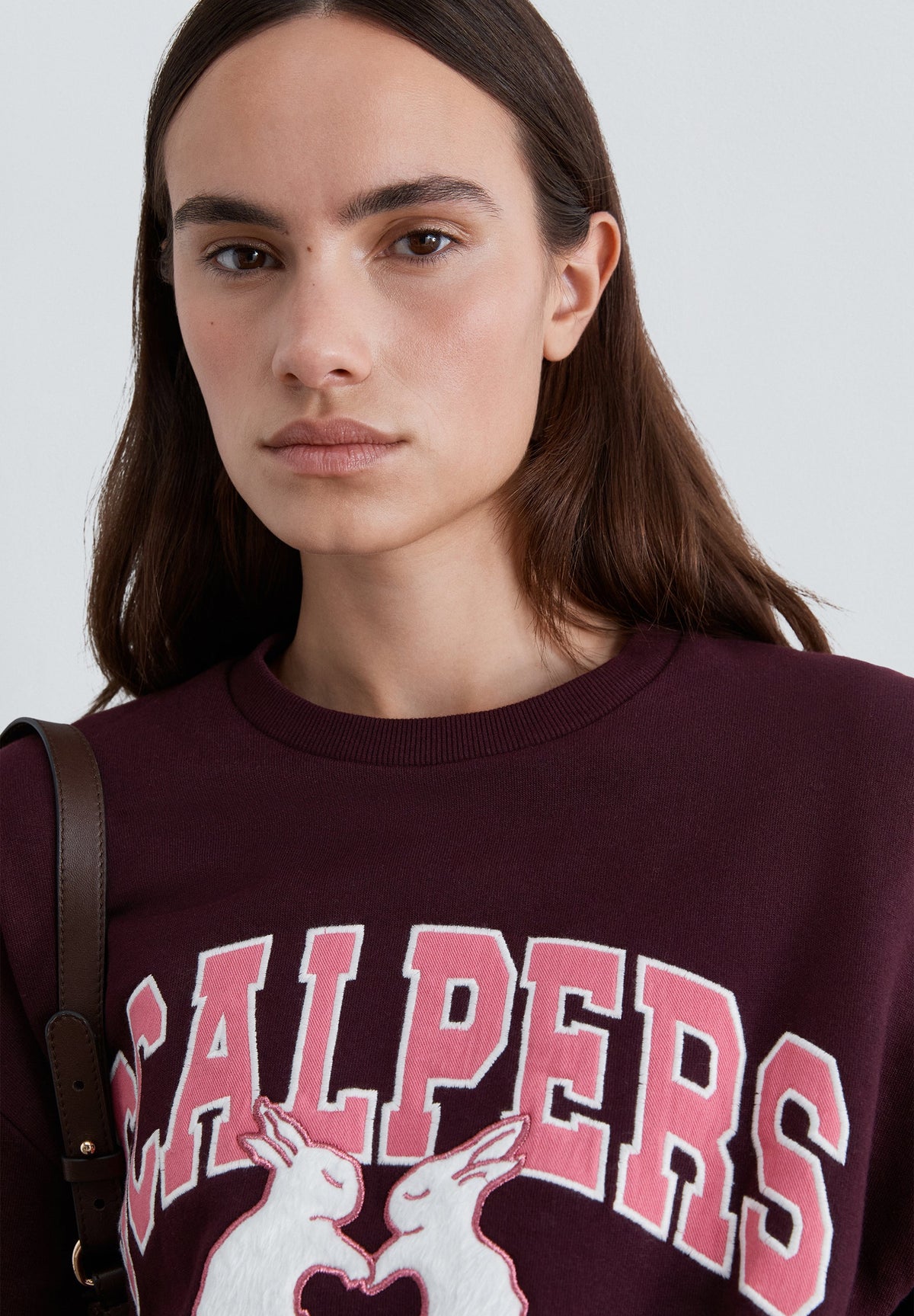 SWEATSHIRT WITH FRONT EMBROIDERY