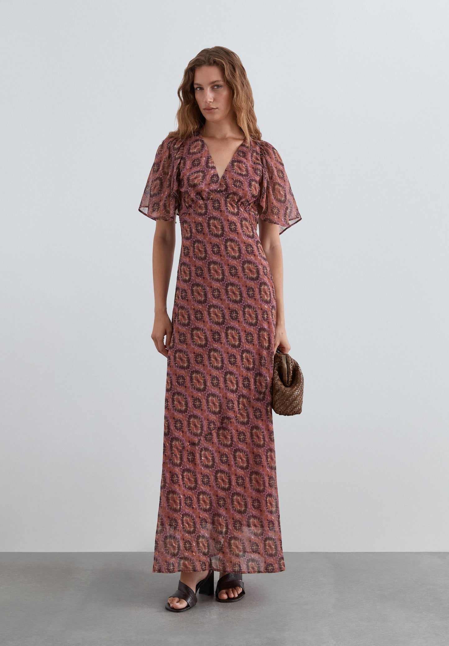 FLOWING PRINTED DRESS