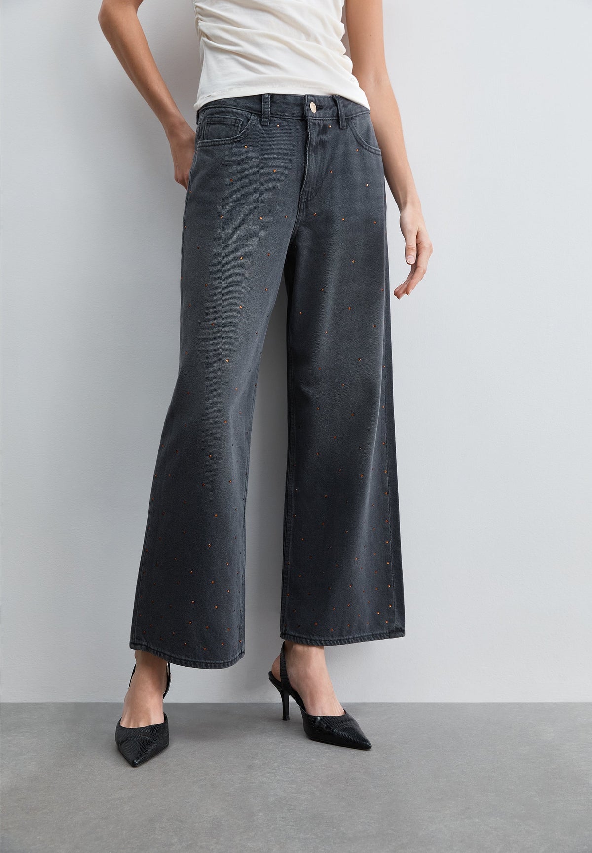 SCSTRASS DENIM PANT