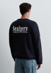 SWEATSHIRT WITH EMBROIDERED BACK LOGO