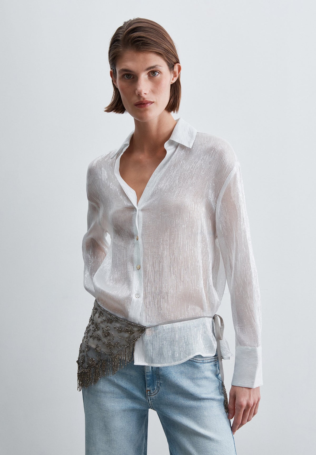 LUREX SILK SHIRT