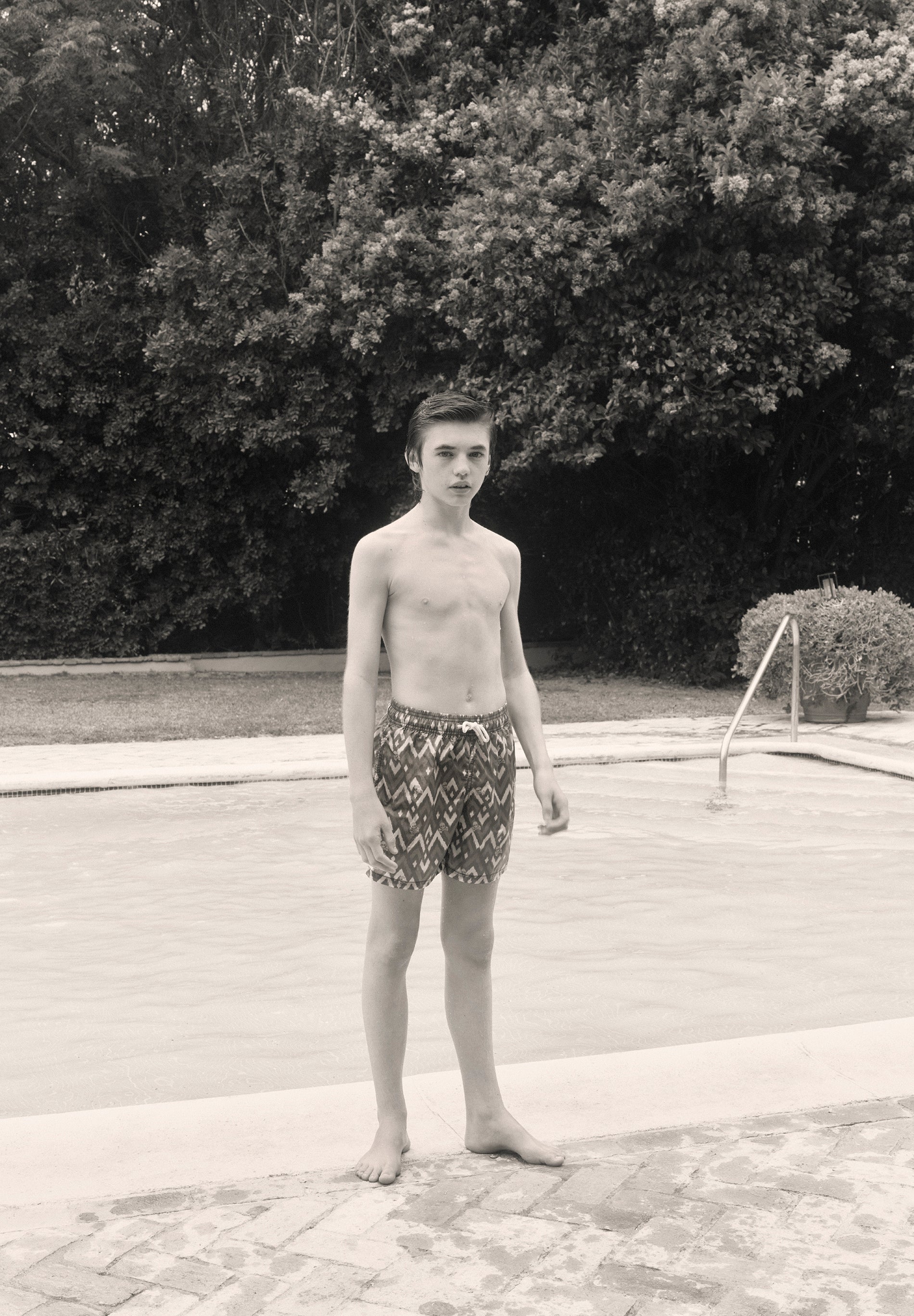 IKAT PRINT SWIMMING TRUNKS