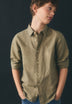 REGULAR FIT SKULL SHIRT