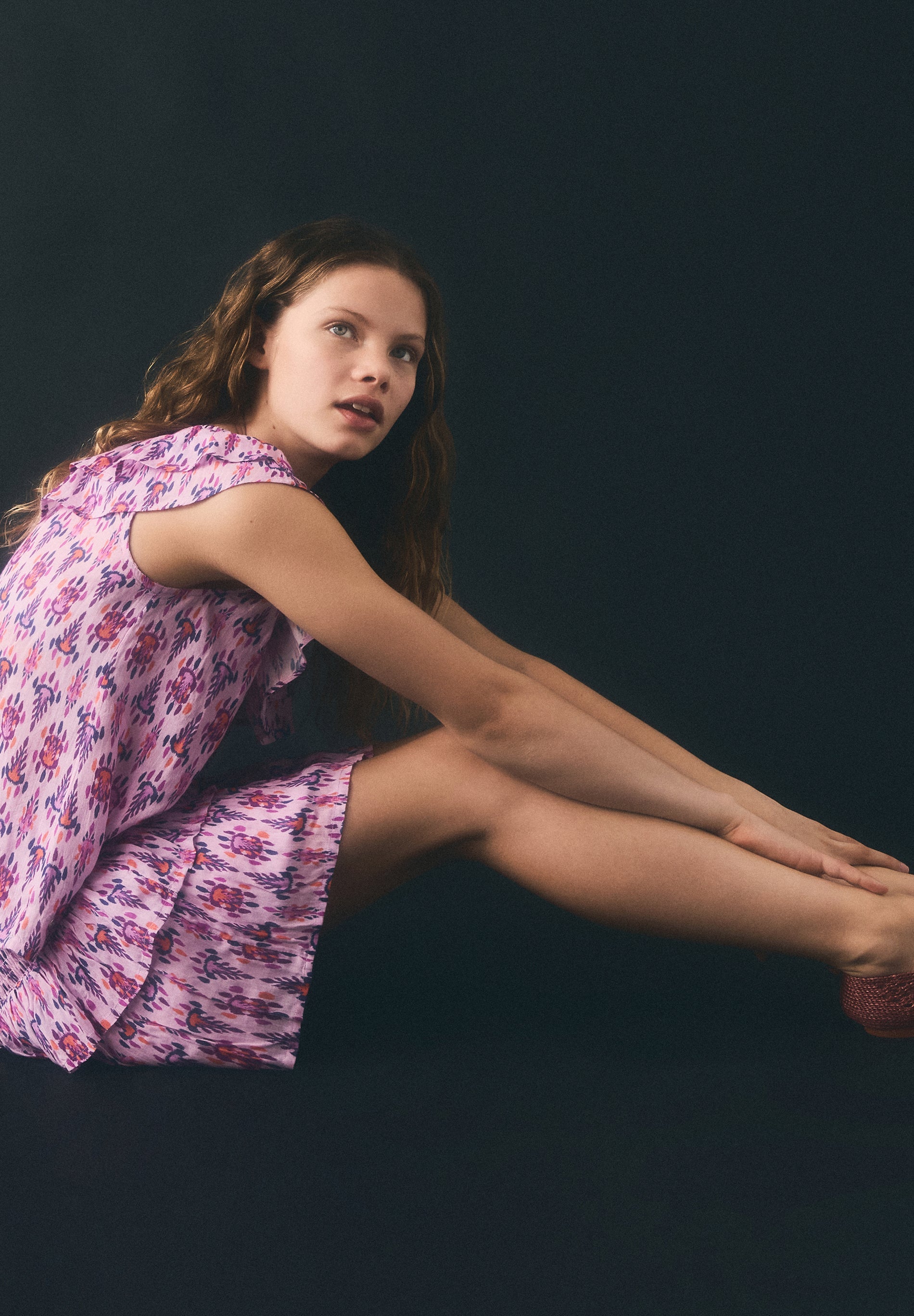 MULTICOLOUR ASYMMETRIC TOP