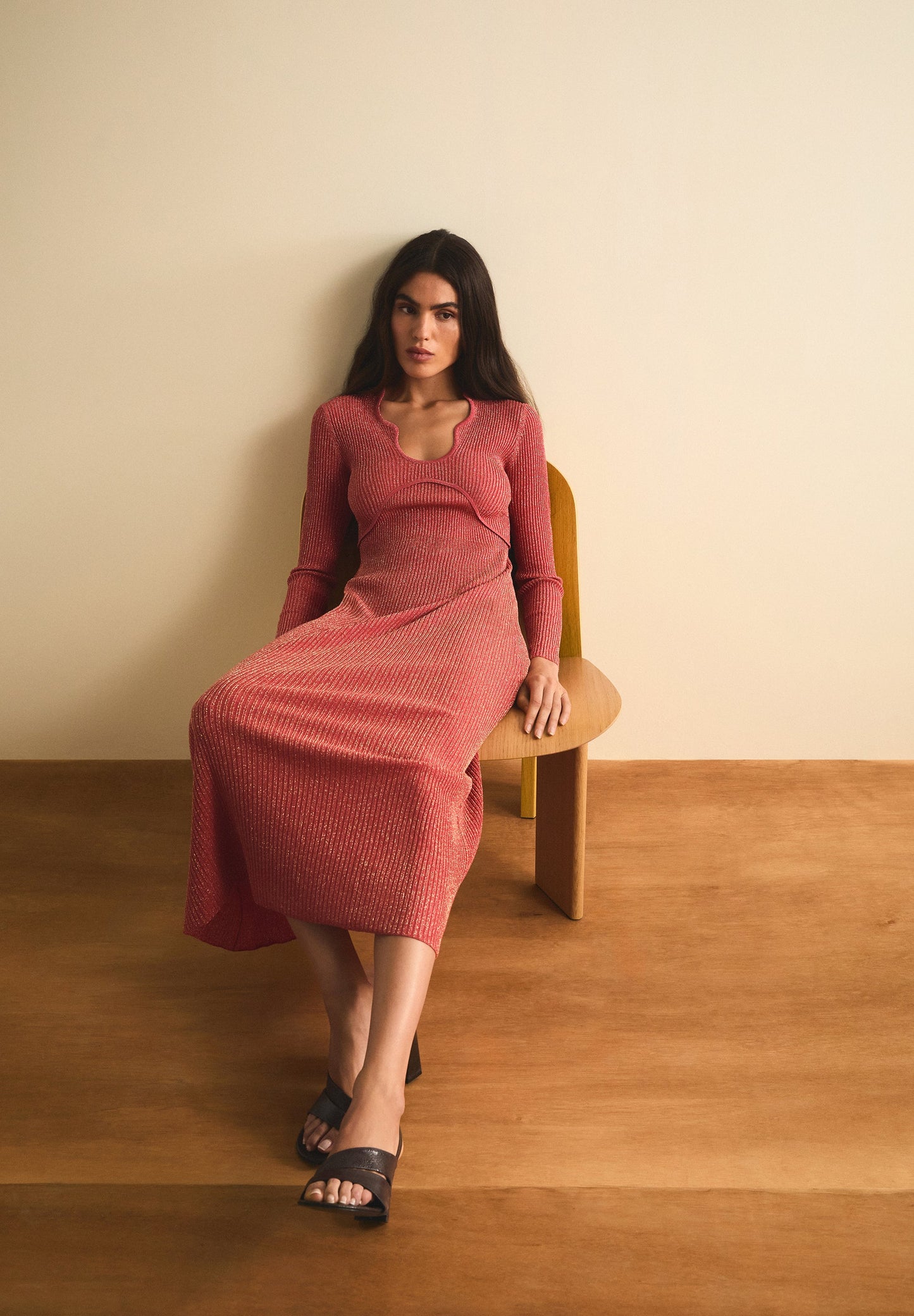 LUREX KNIT DRESS