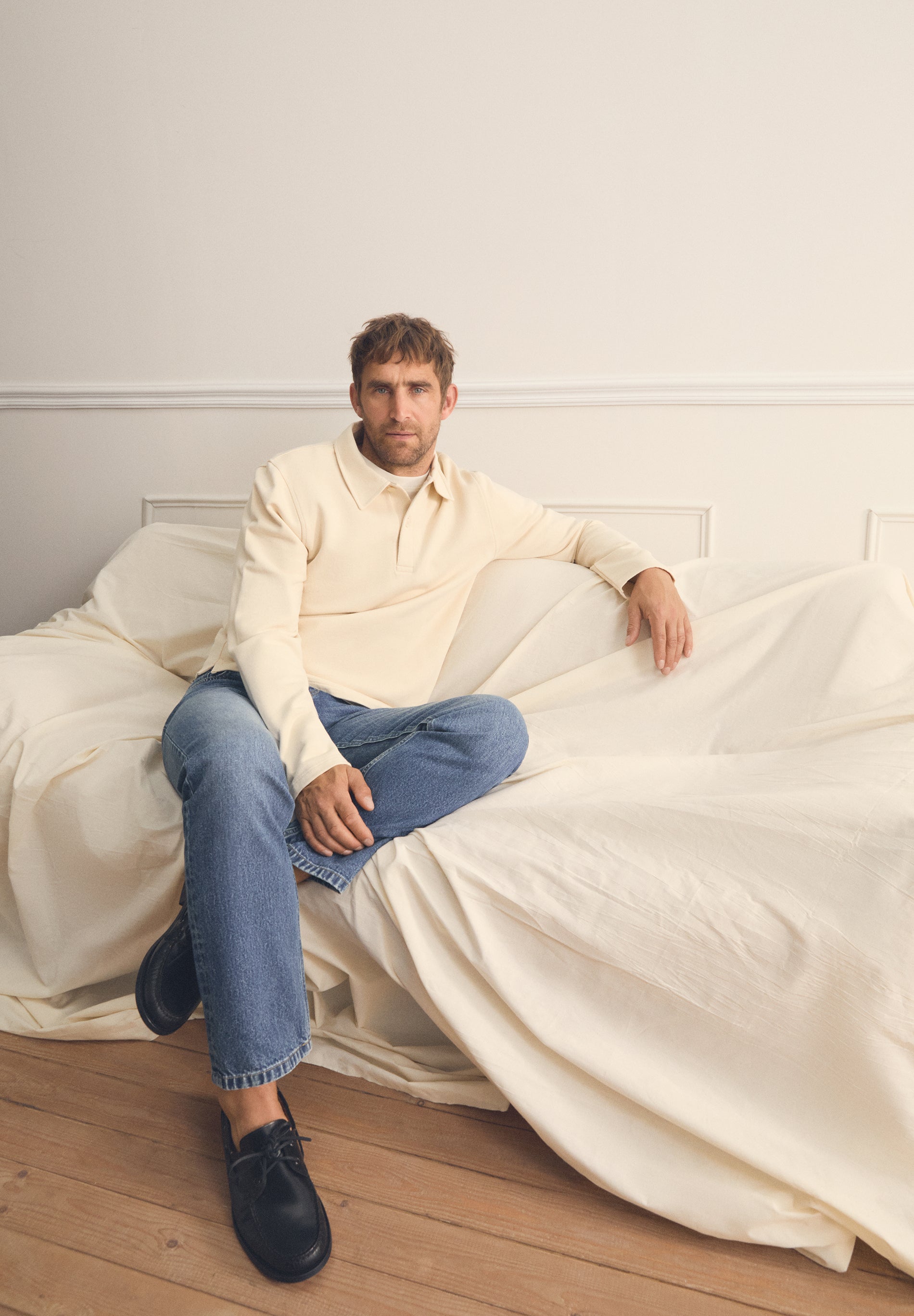 POLO NECK SWEATSHIRT
