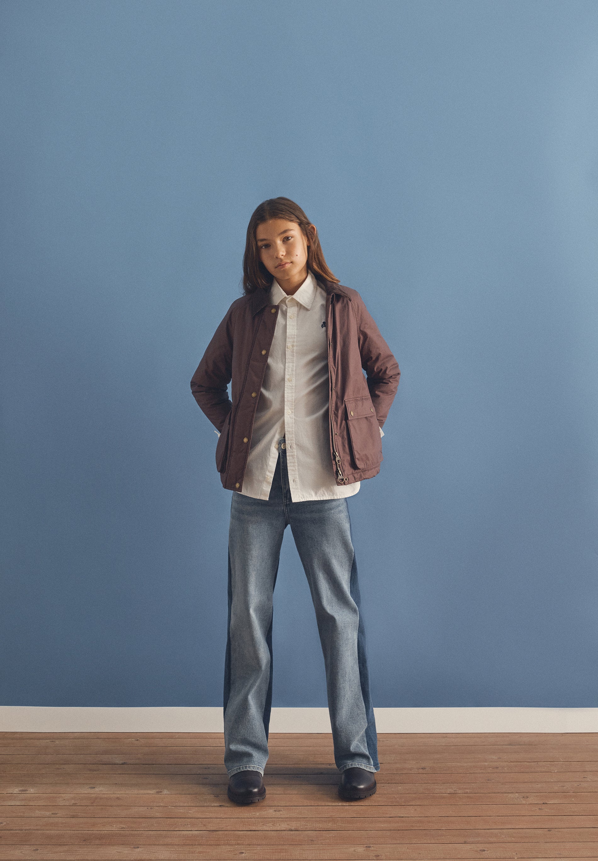 TWO-TONE JEANS
