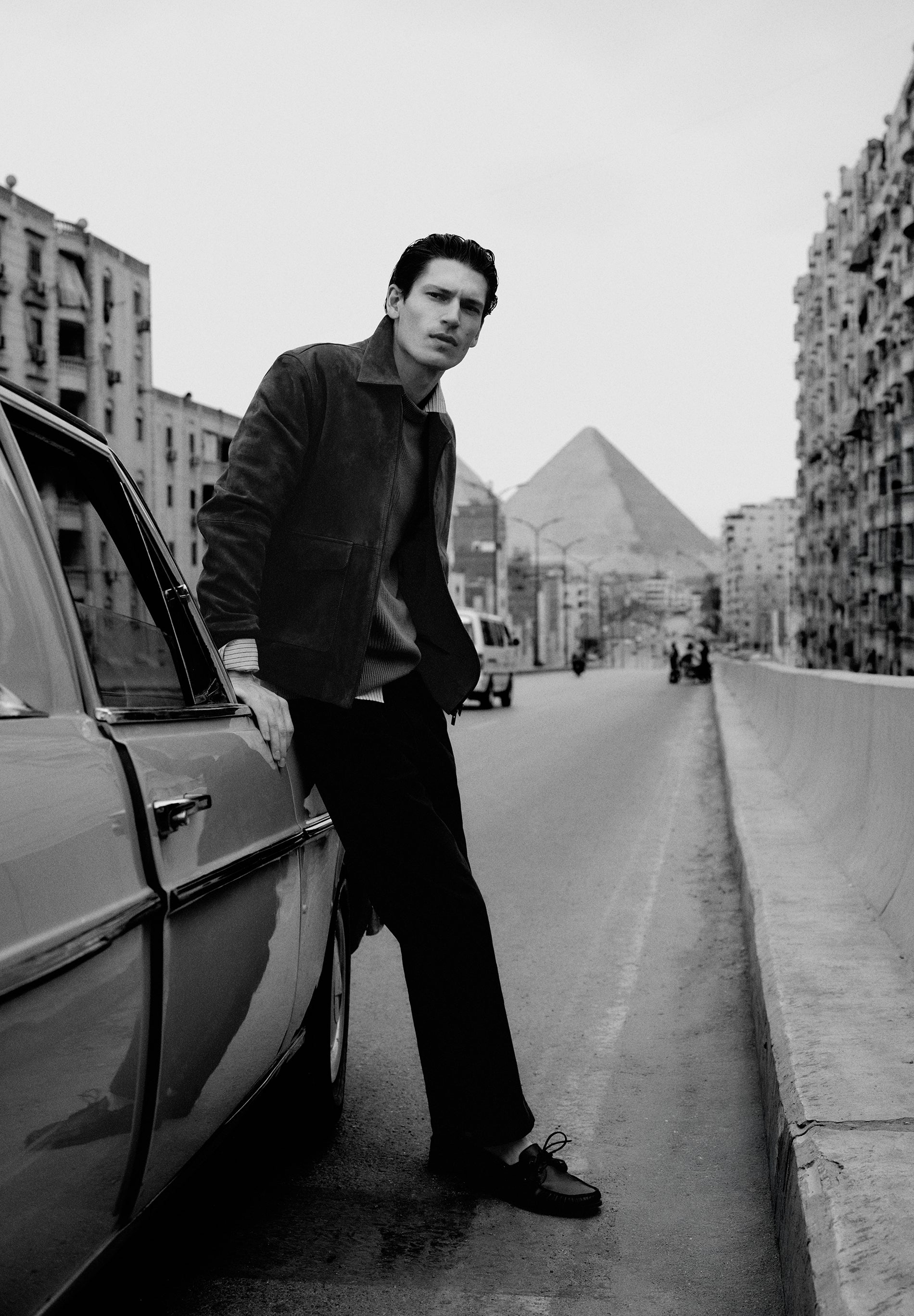 RELAXED FIT DART TROUSERS