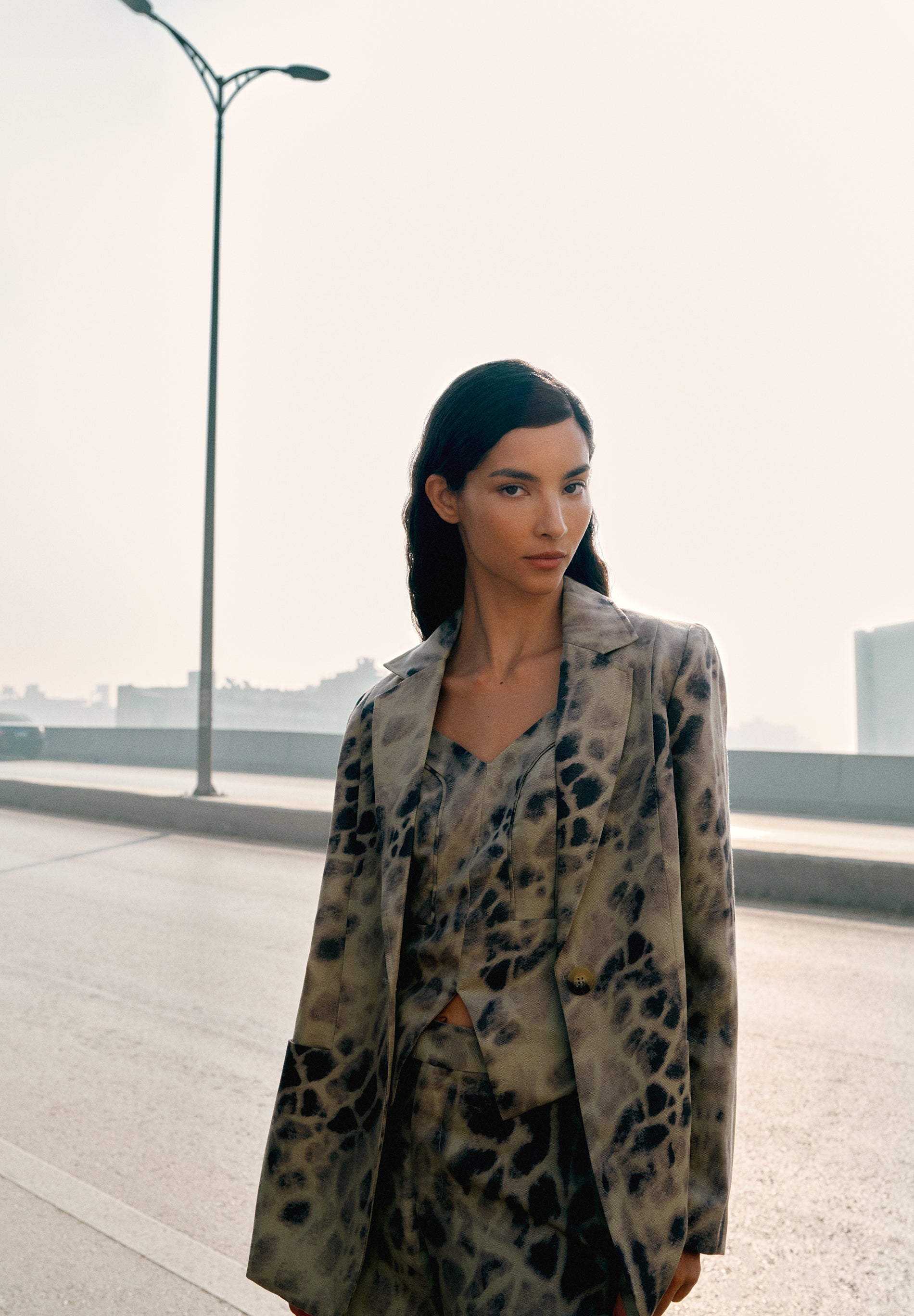 LINEN BALLOON TROUSERS