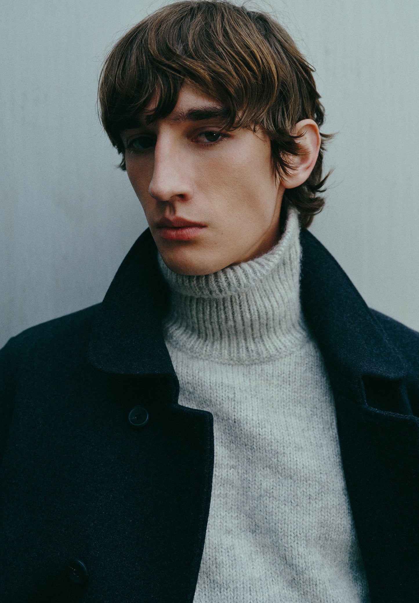 HIGH NECK WOOL SWEATER