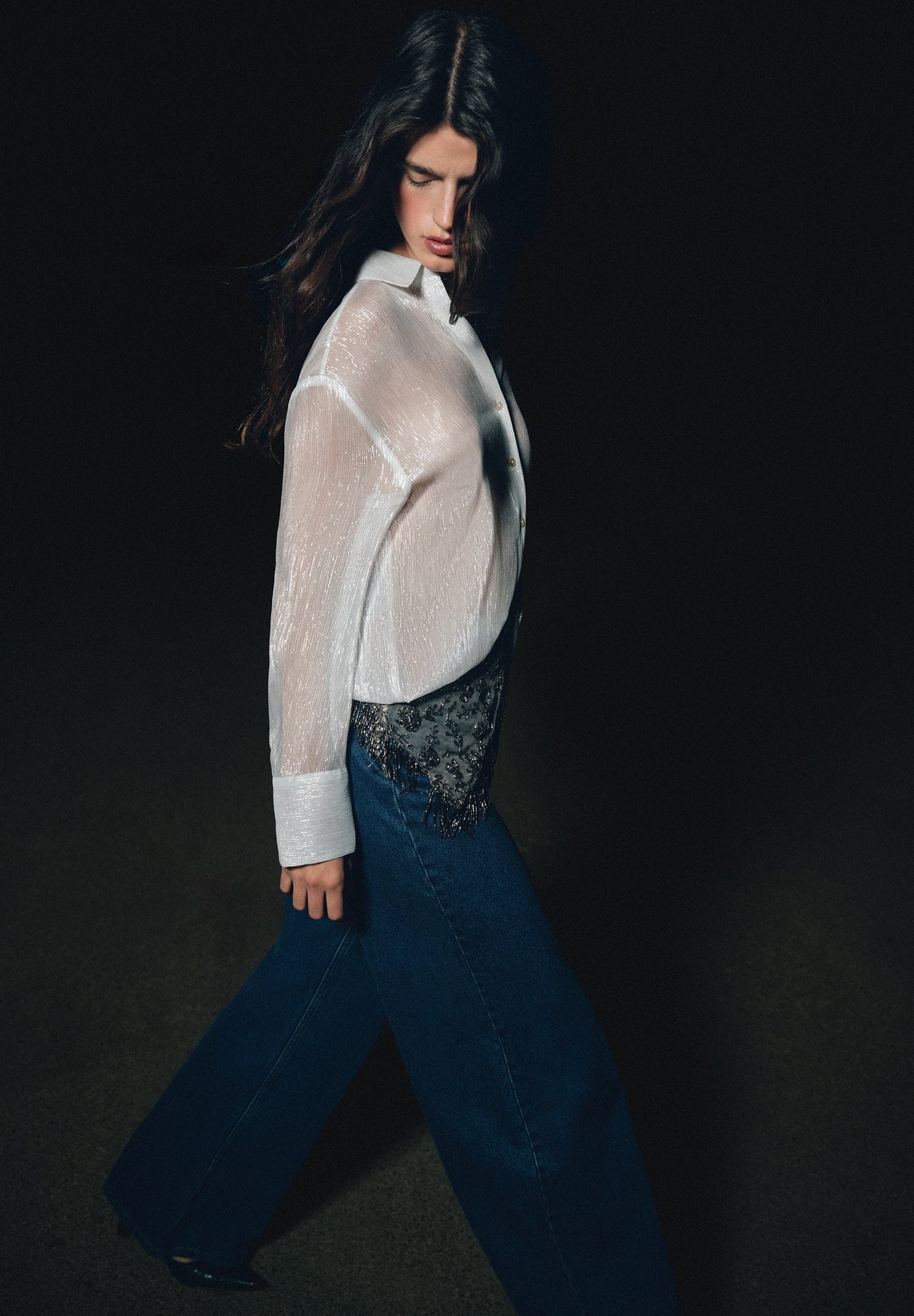 LUREX SILK SHIRT