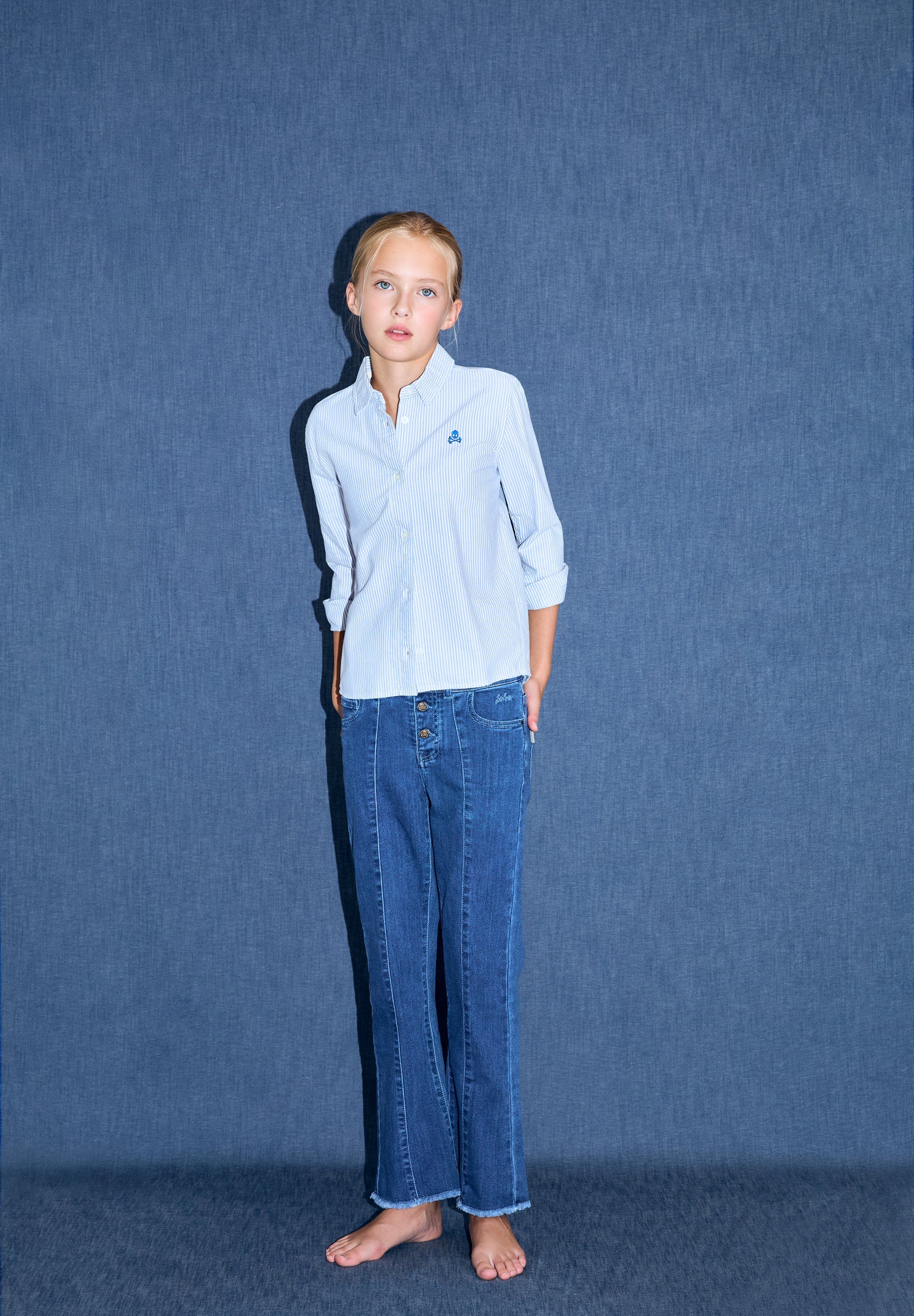 CAMISA RAYAS CALAVERA CONTRASTE