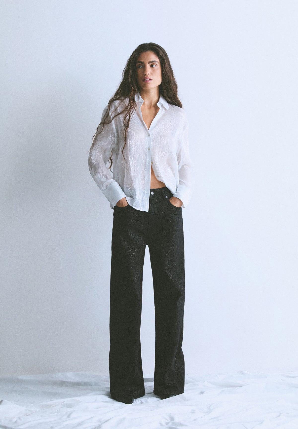 SCXM SILK LUREX SHIRT