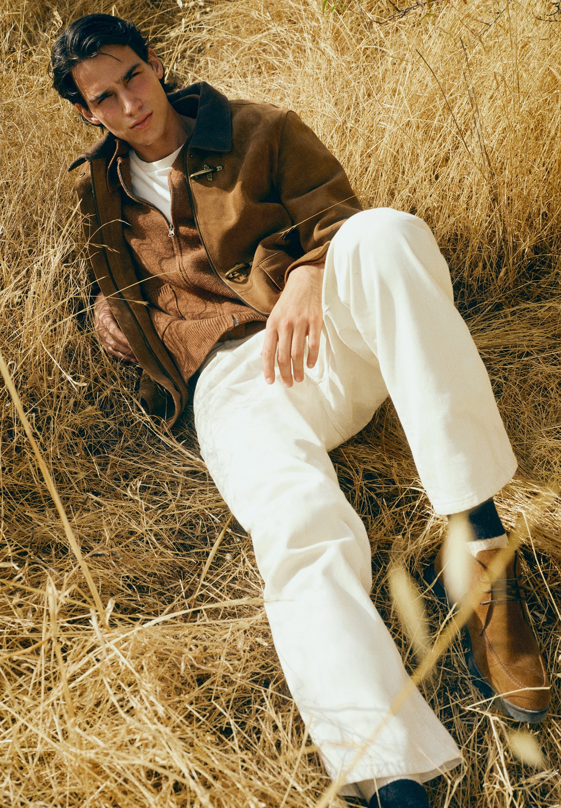 STRAIGHT LOGO TROUSERS