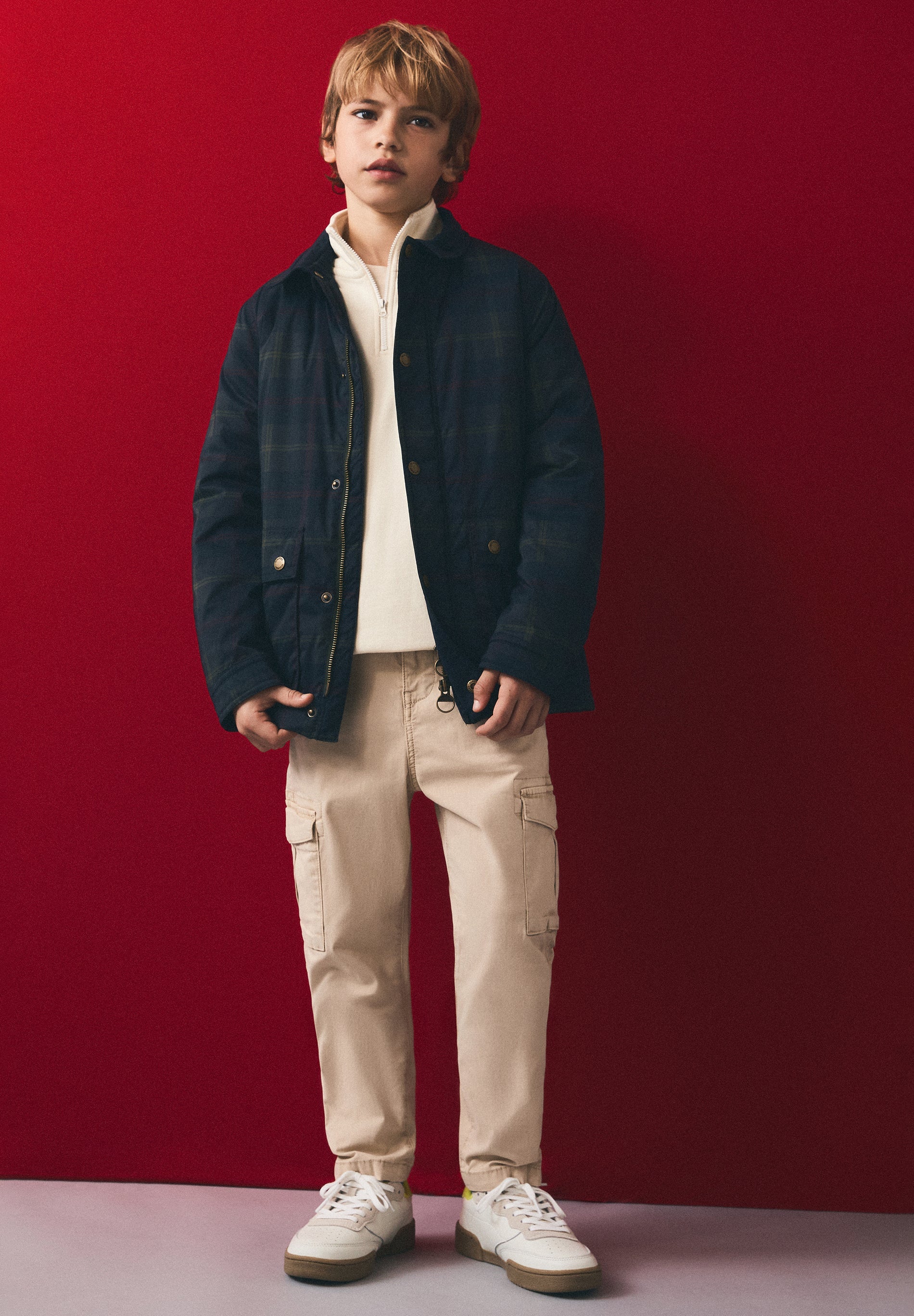 SLIM FIT CARGO TROUSERS