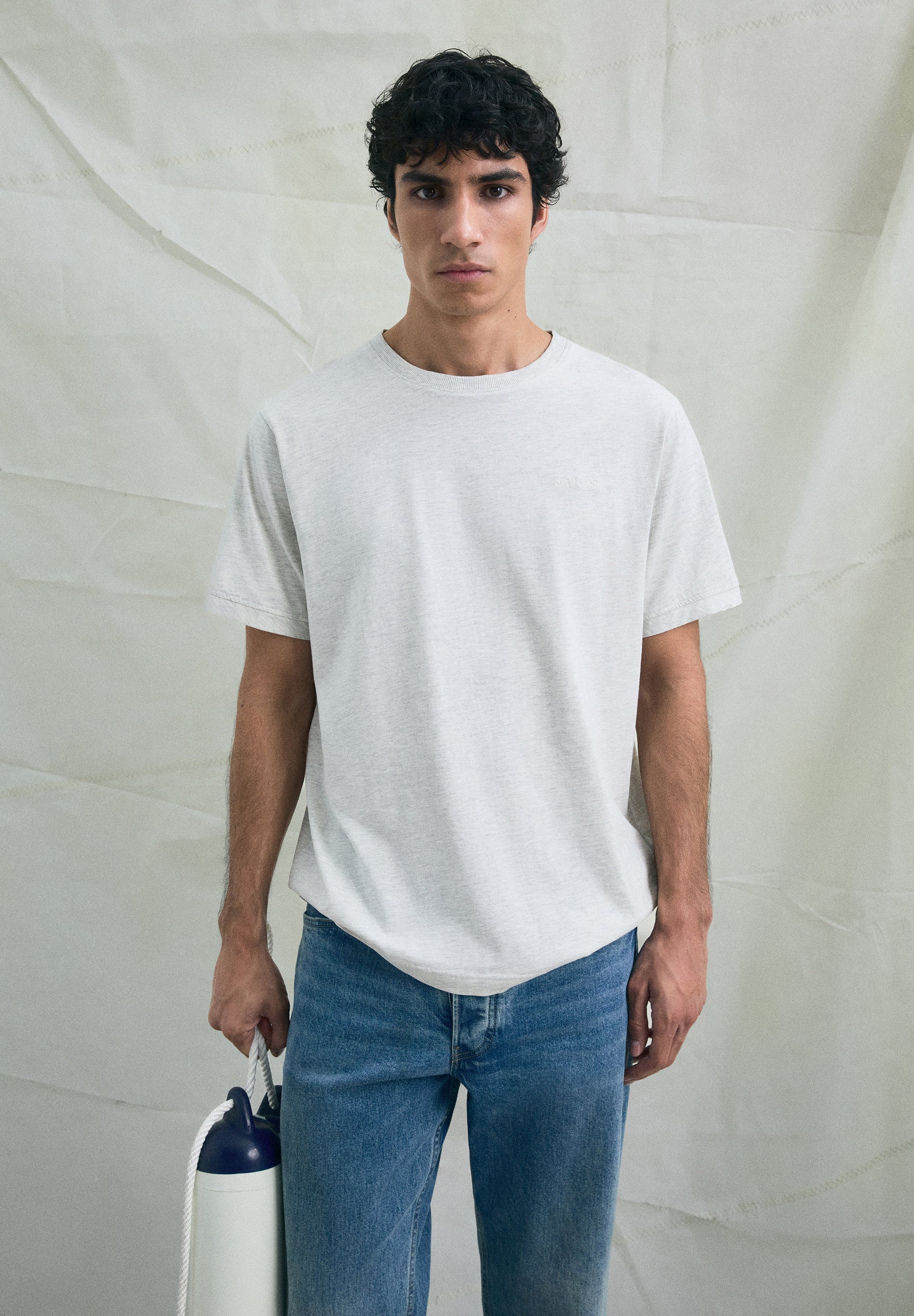 FADED EMBROIDERED T-SHIRT