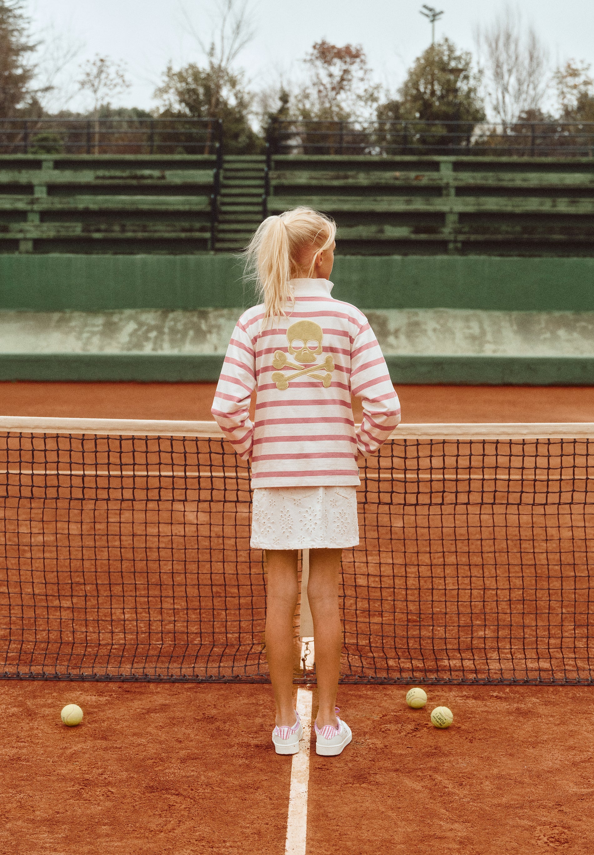 PERFORATED MINI SKIRT