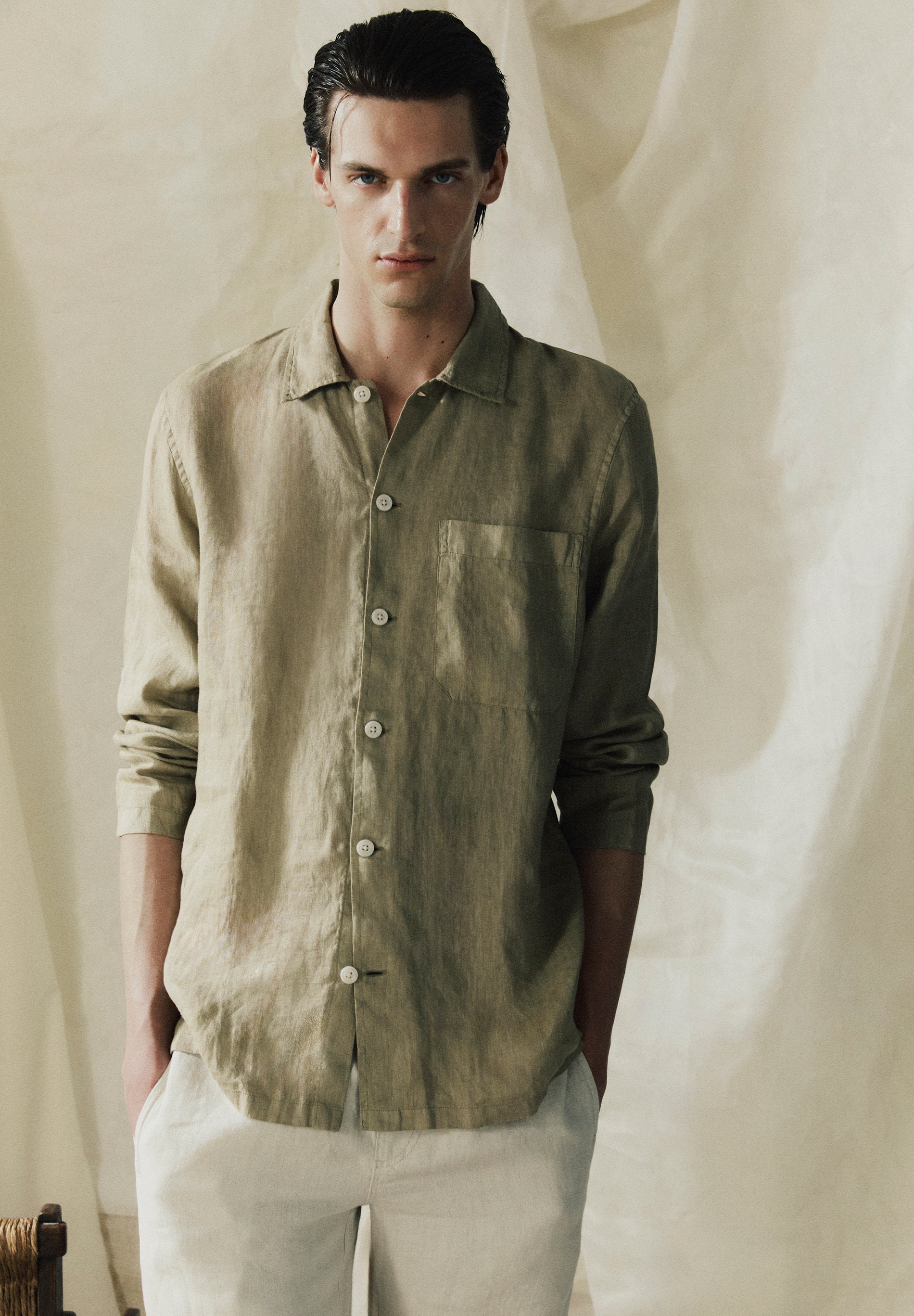 SCLOOSE LINEN RESORT SHIRT