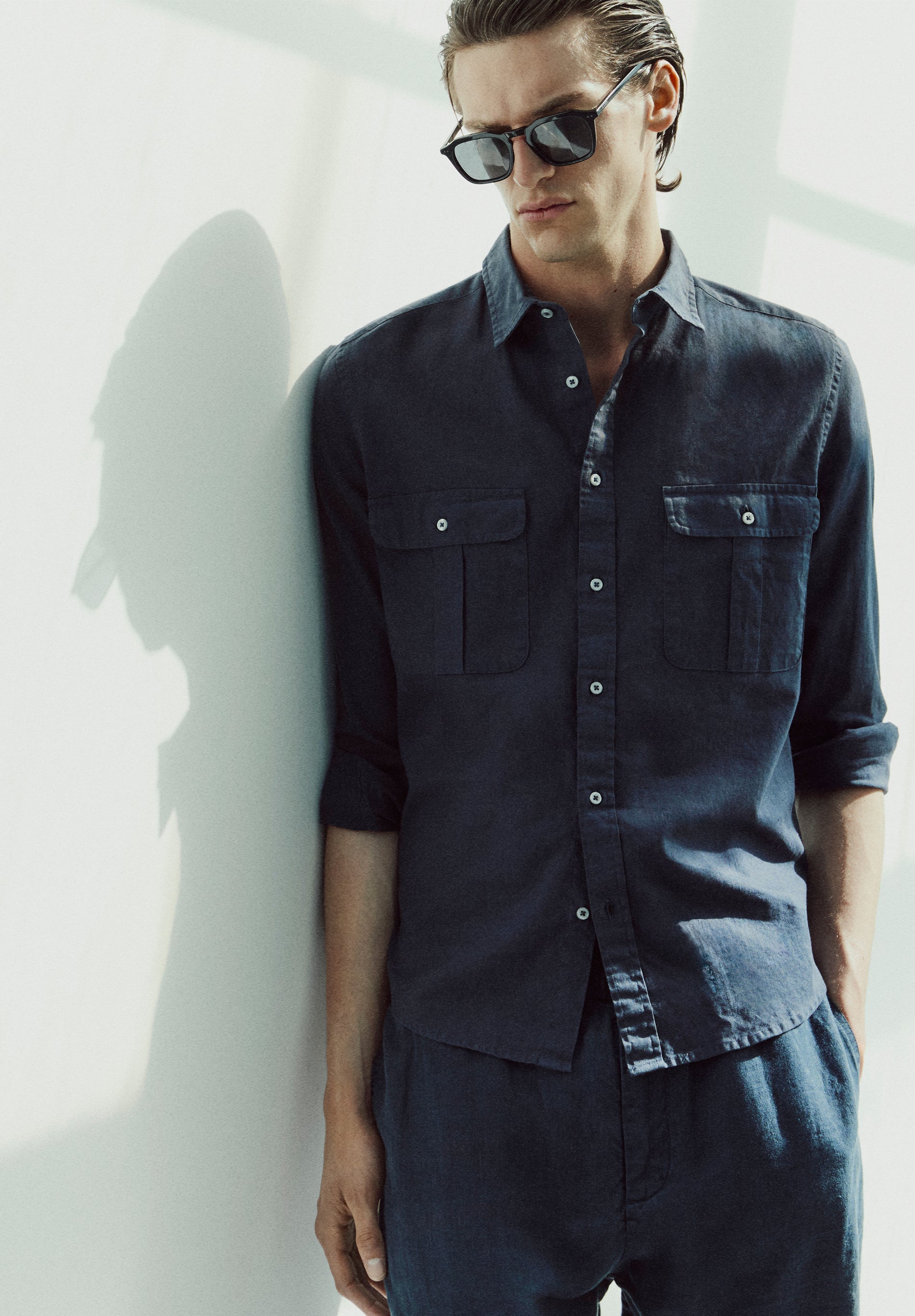 SCLINEN POCKETS SHIRT