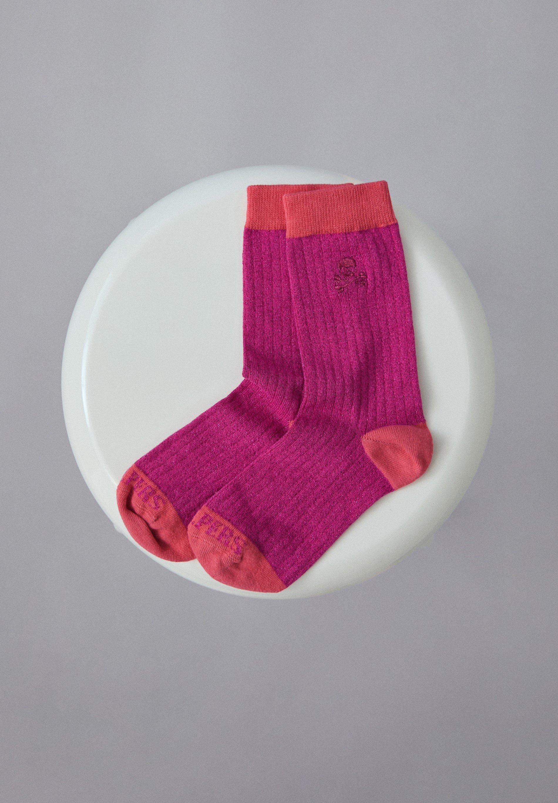 CONTRAST LUREX SOCKS