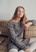 PRINT BLOUSE WITH RUFFLE