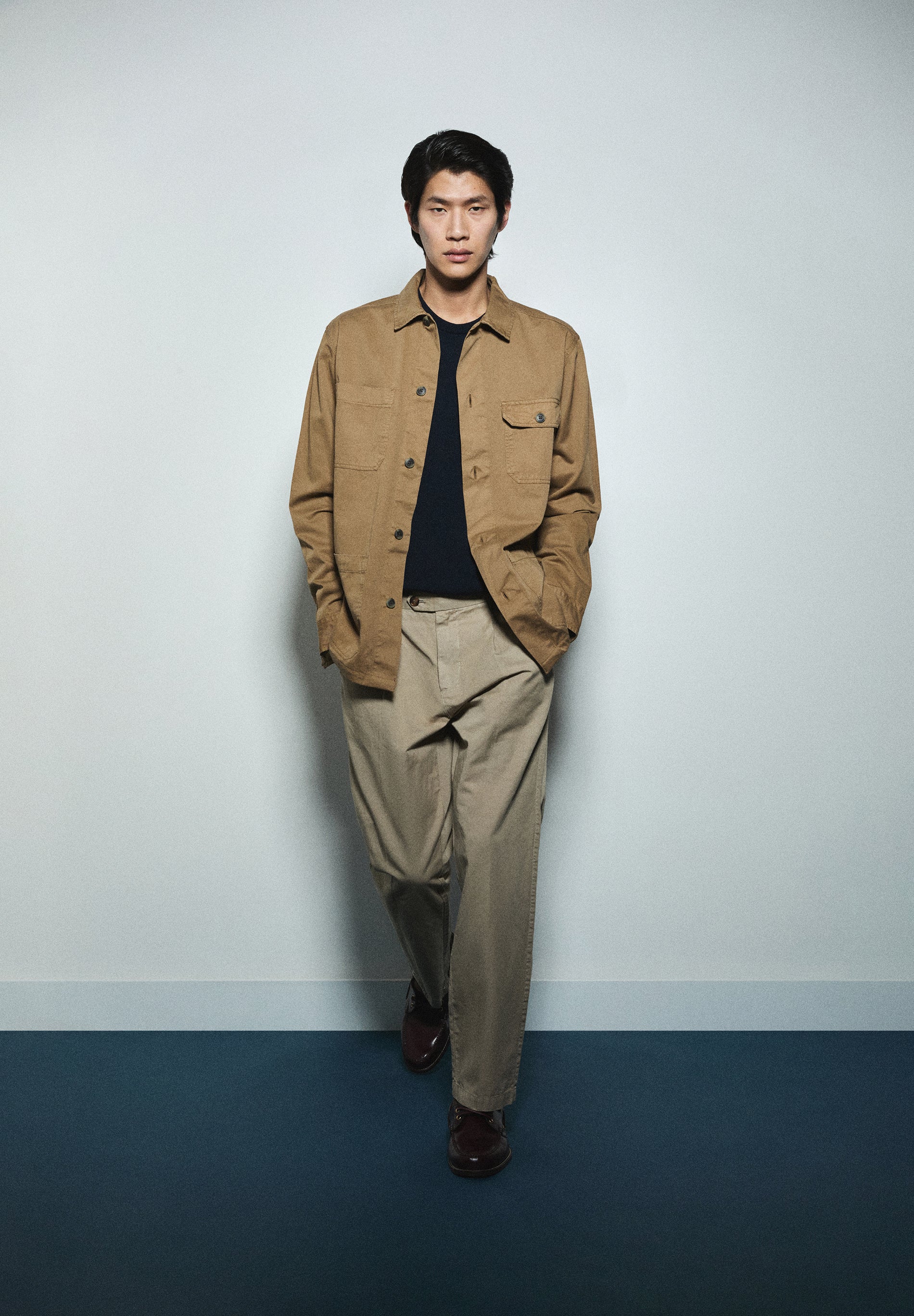 OVERSHIRT WITH BUTTONED POCKETS