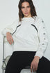 EMBROIDERED SWEATSHIRT WITH APPLIQUÉS