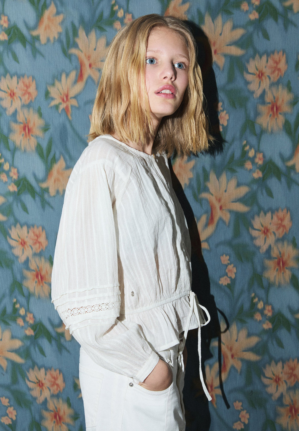 BLUSA ROMÁNTICA LAZO - Scalpers