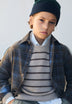 STRIPED FINE KNIT SWEATER