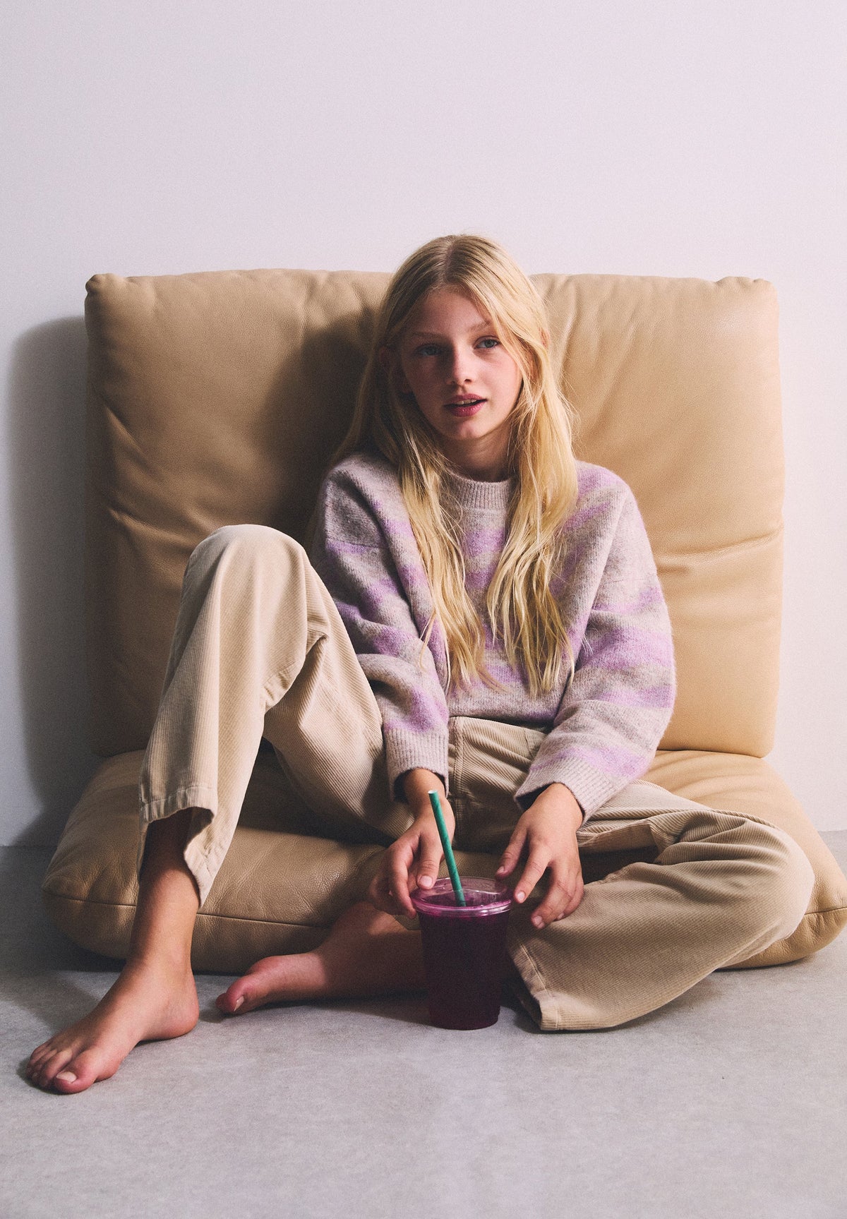 WIDE LEG CORDUROY TROUSERS