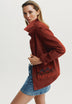 SUEDE JACKET WITH BEADS