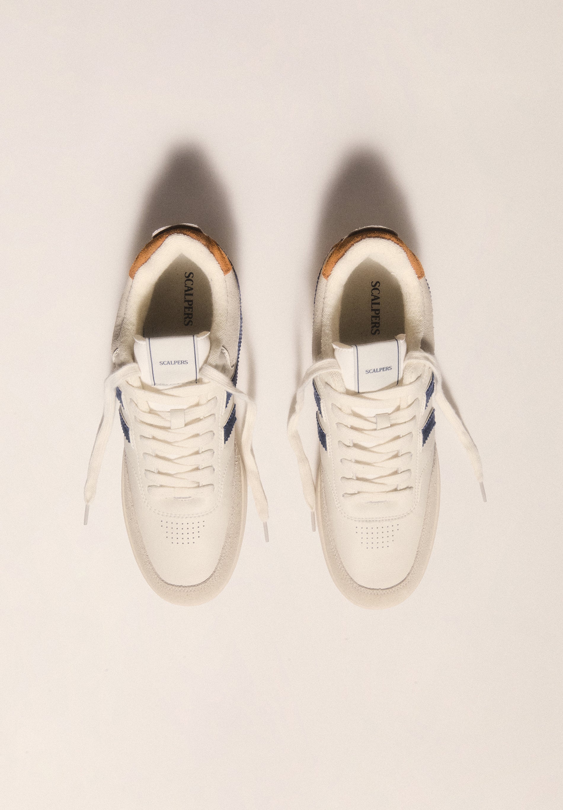 CONTRAST SUEDE SNEAKERS
