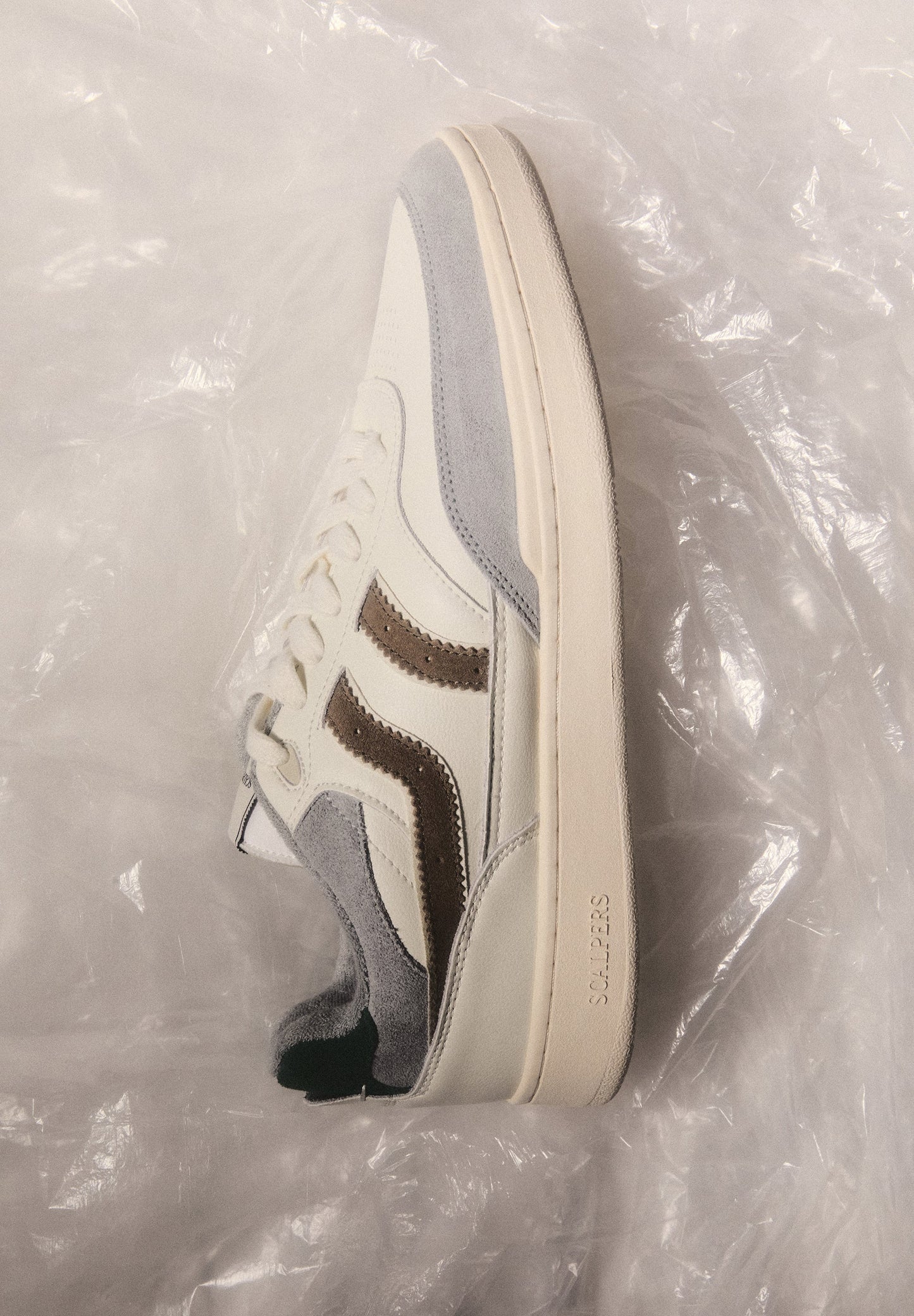 CONTRAST SUEDE SNEAKERS