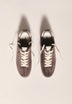 SPLIT SUEDE LEATHER SNEAKERS