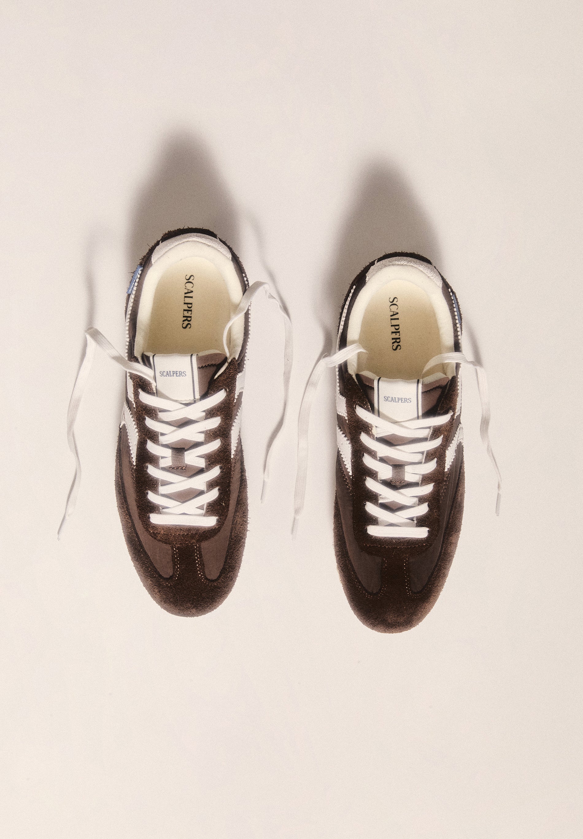 SUEDE COMBINATION RETRO SNEAKERS