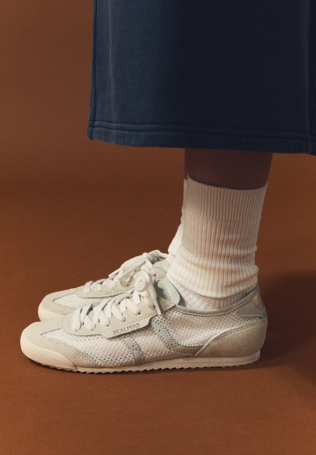 ZAPATILLA DE MALLA Y ANTE - Scalpers