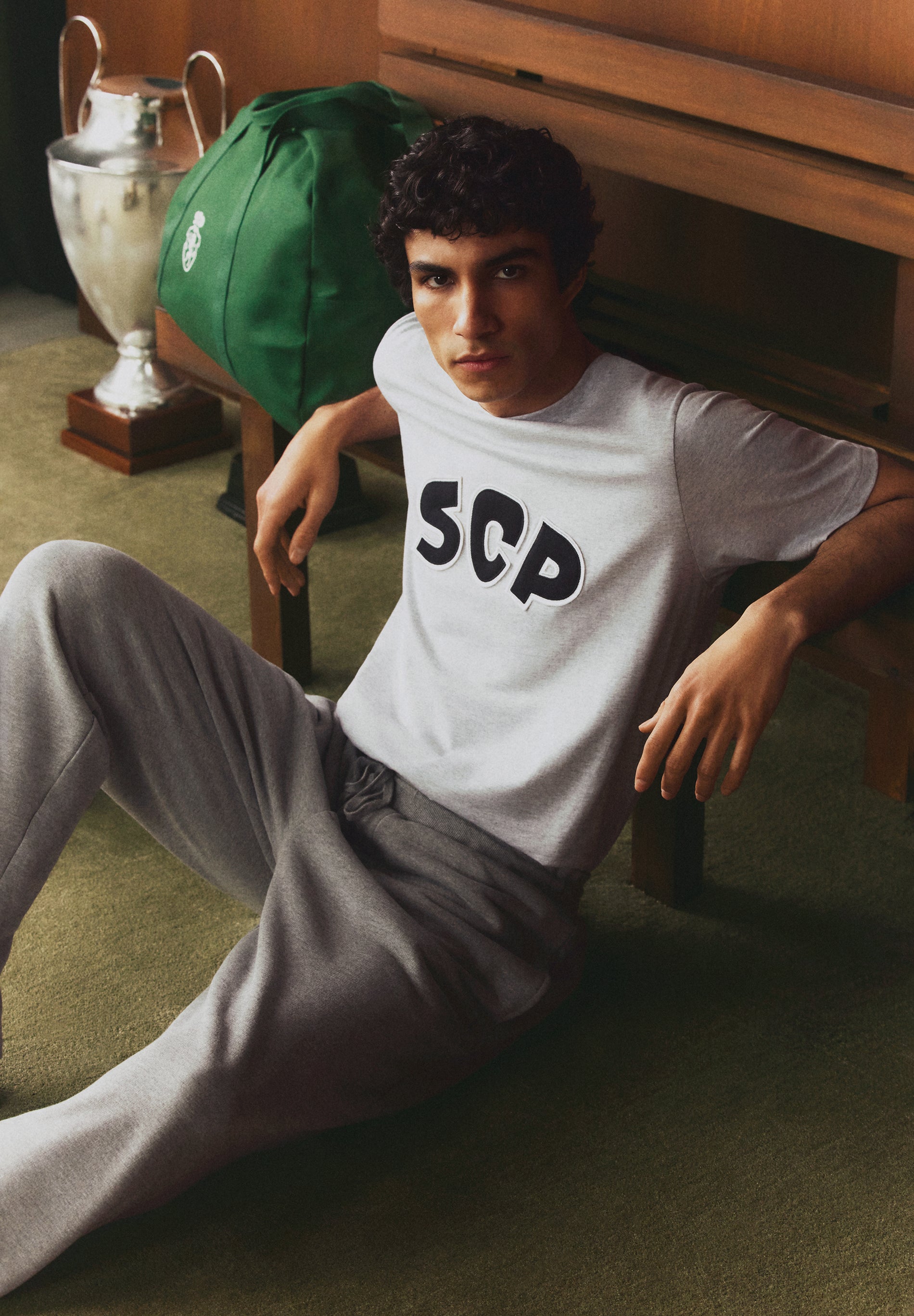 SCALPERS X SPORTING CP EMBROIDERED SWEATSHIRT