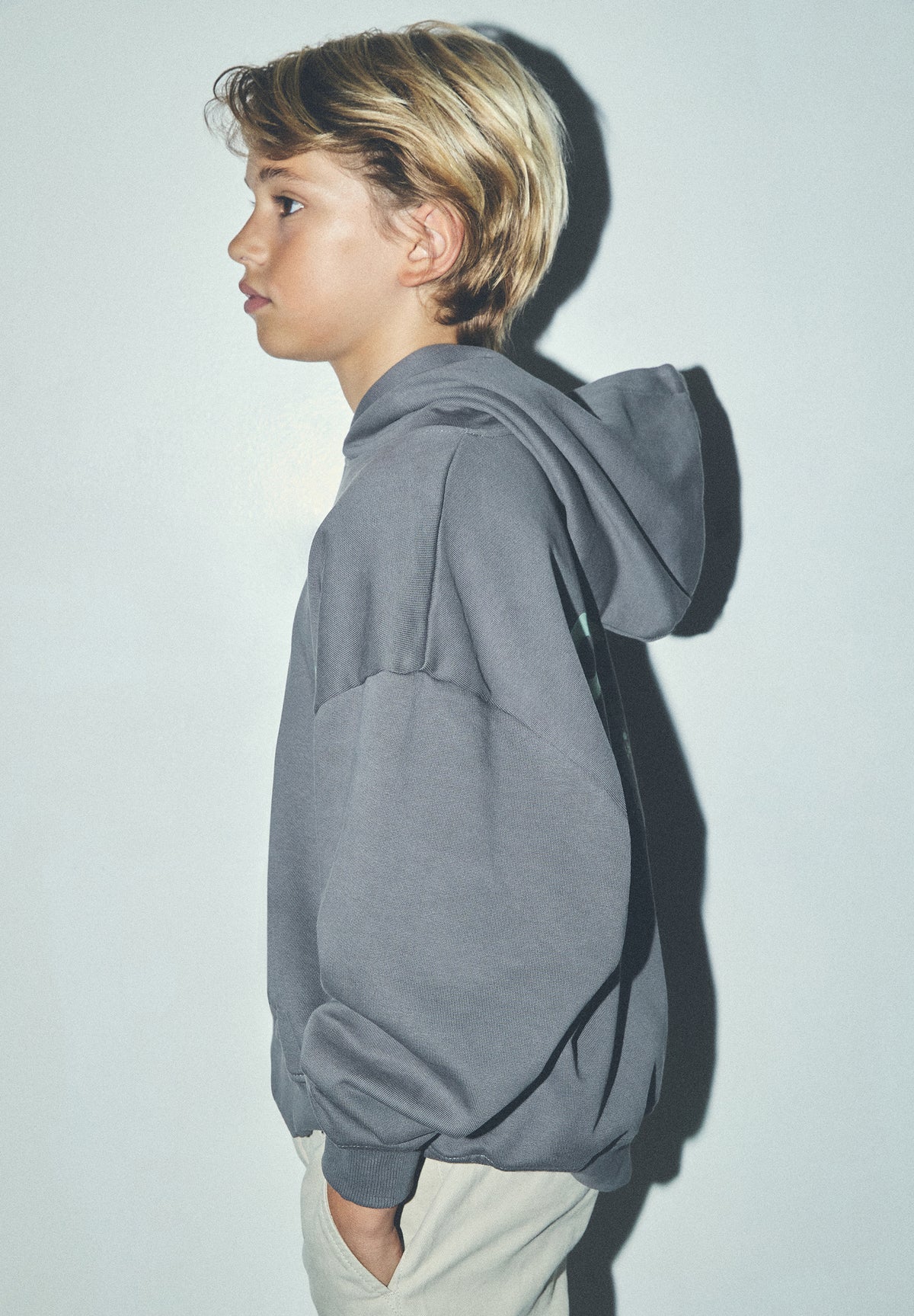 BOXY SWEATSHIRT WITH BACK LOGO