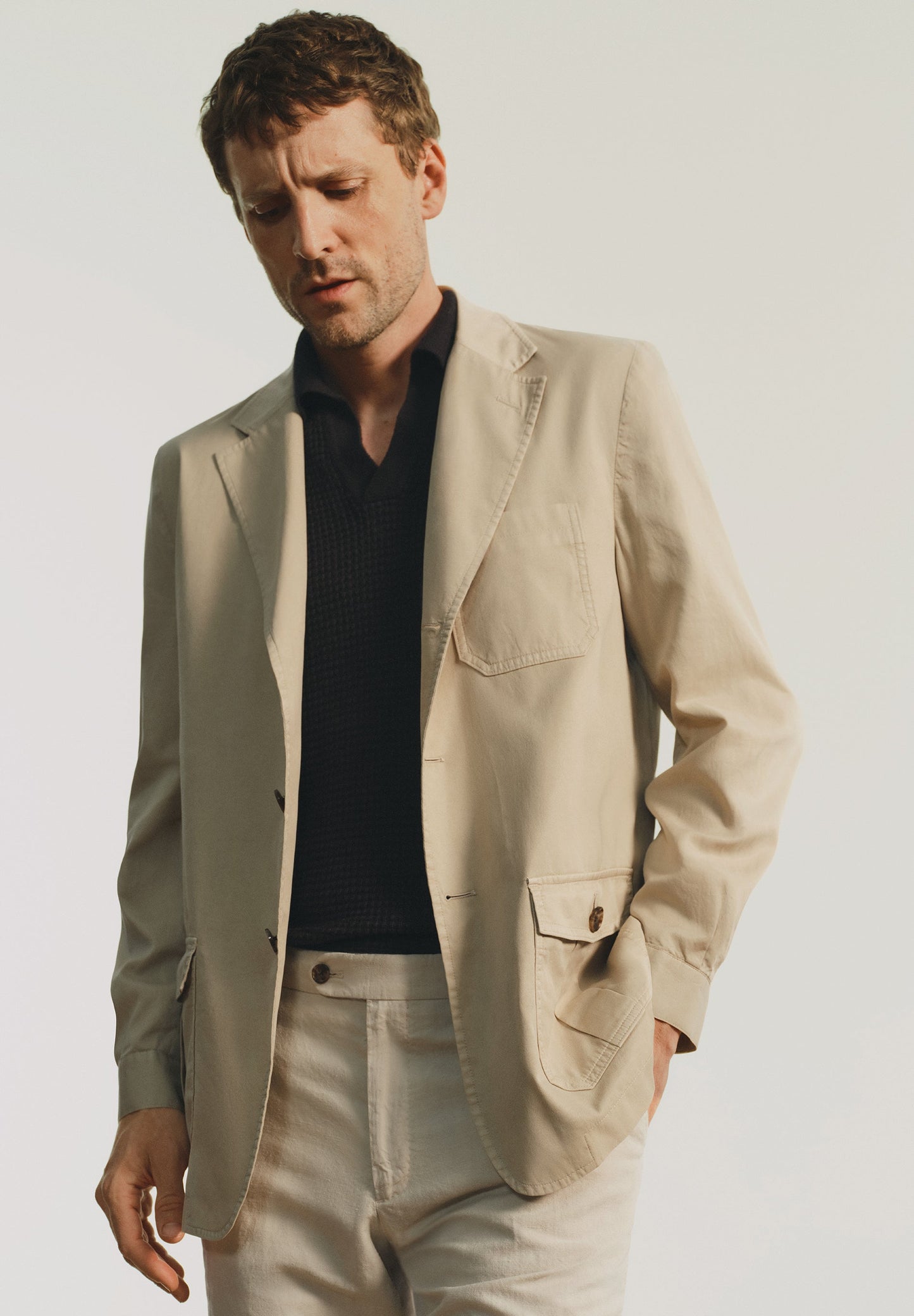 SAHARIANA BLAZER WITH POCKETS