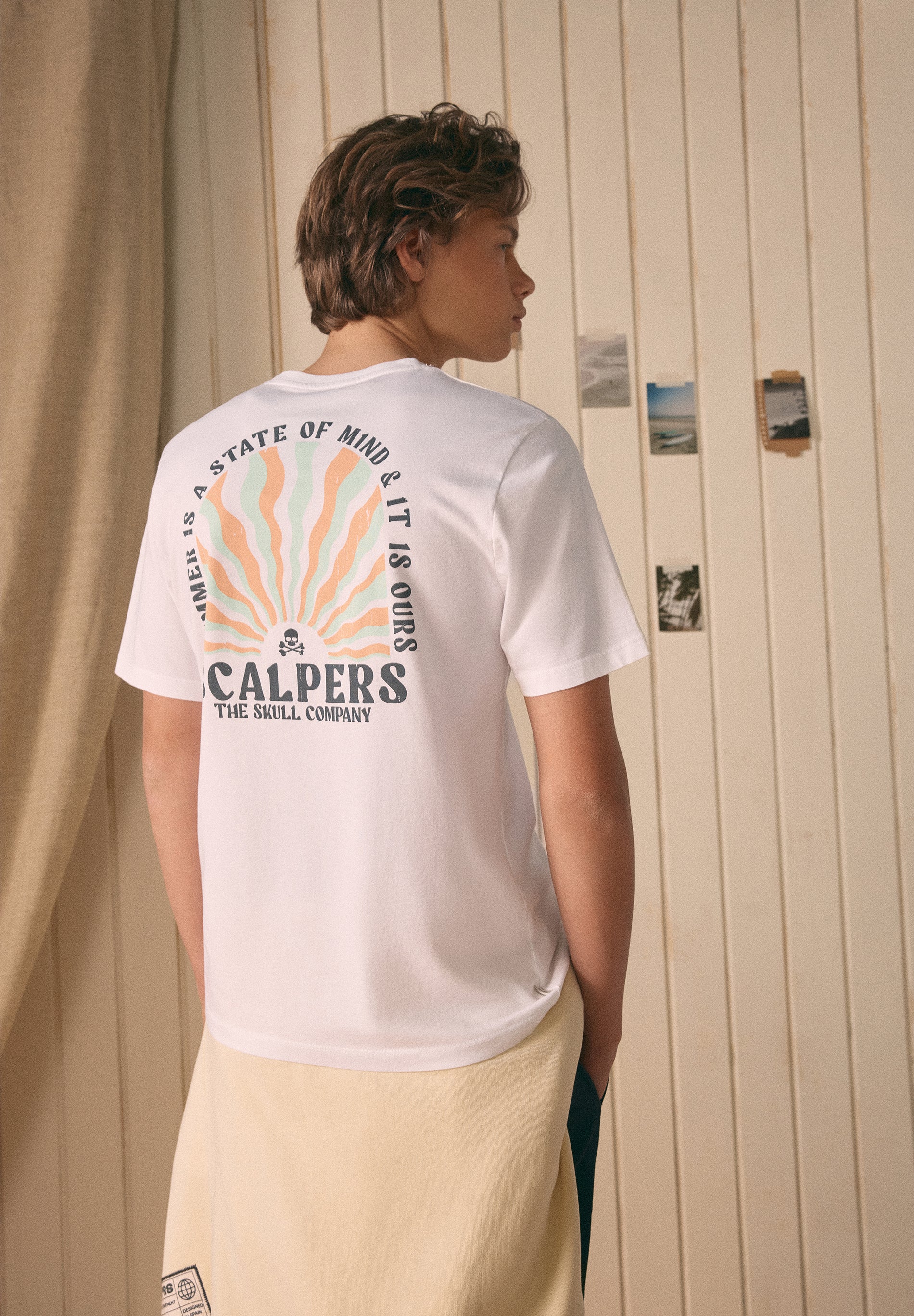 PRINT T-SHIRT WITH POCKET