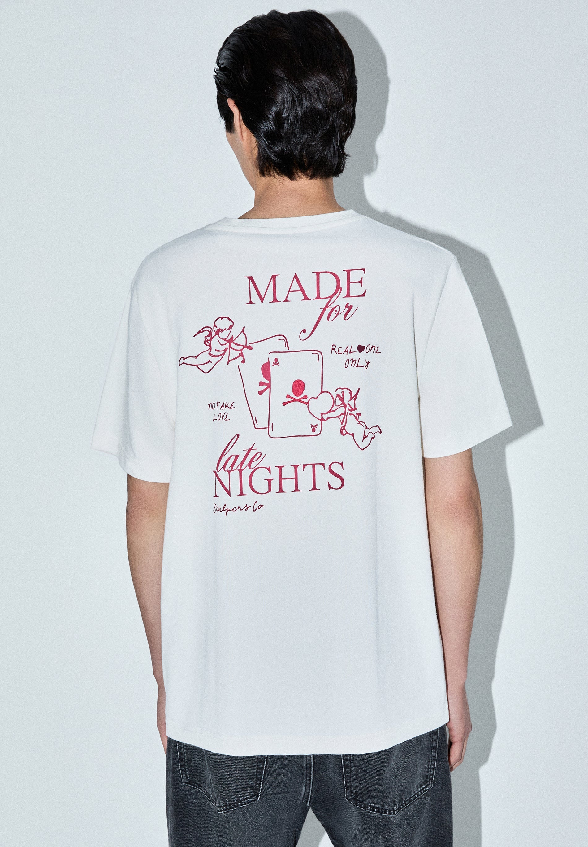 MADE FOR LATE NIGHTS PRINT T-SHIRT