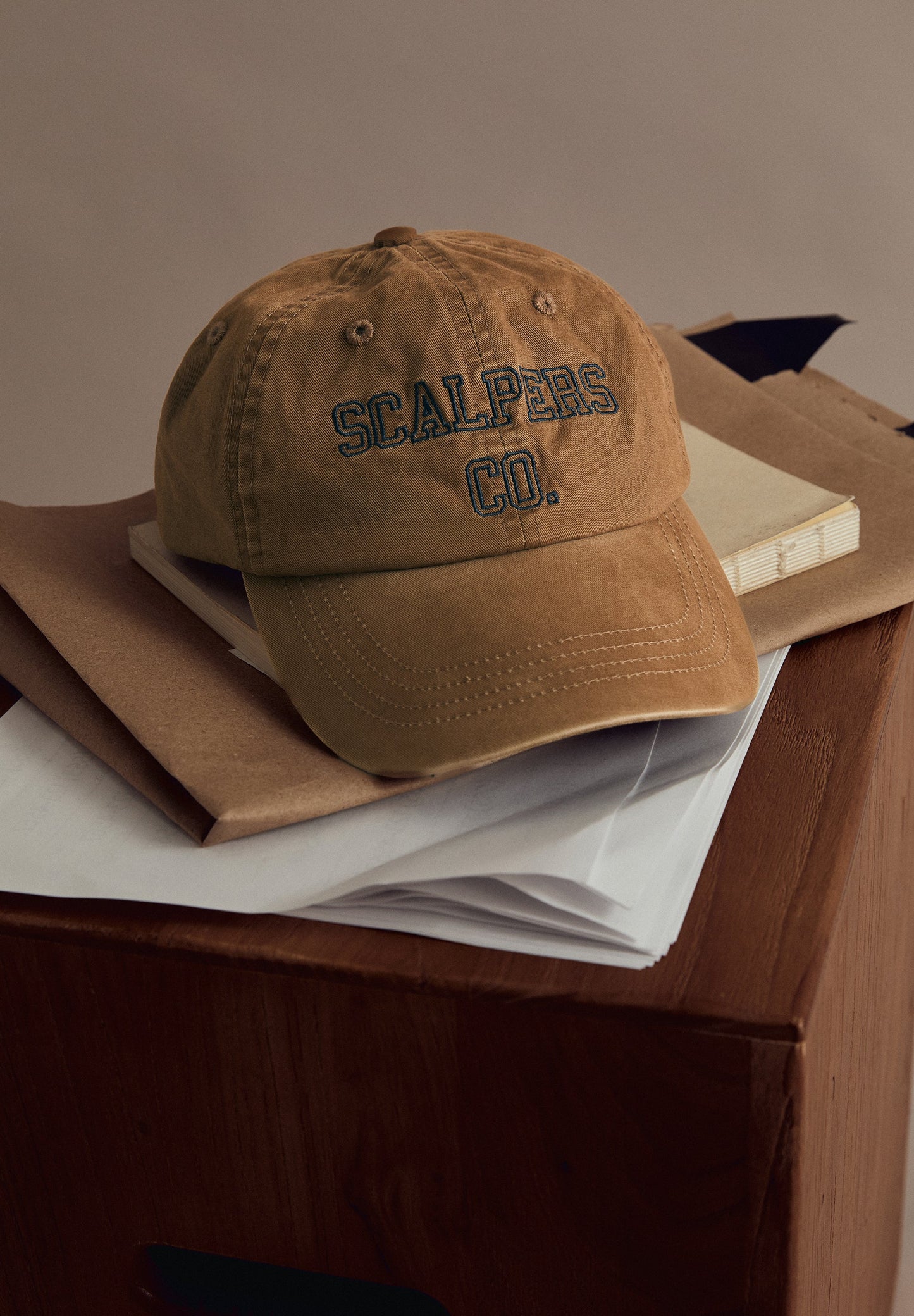 DENIM VARSITY CAP