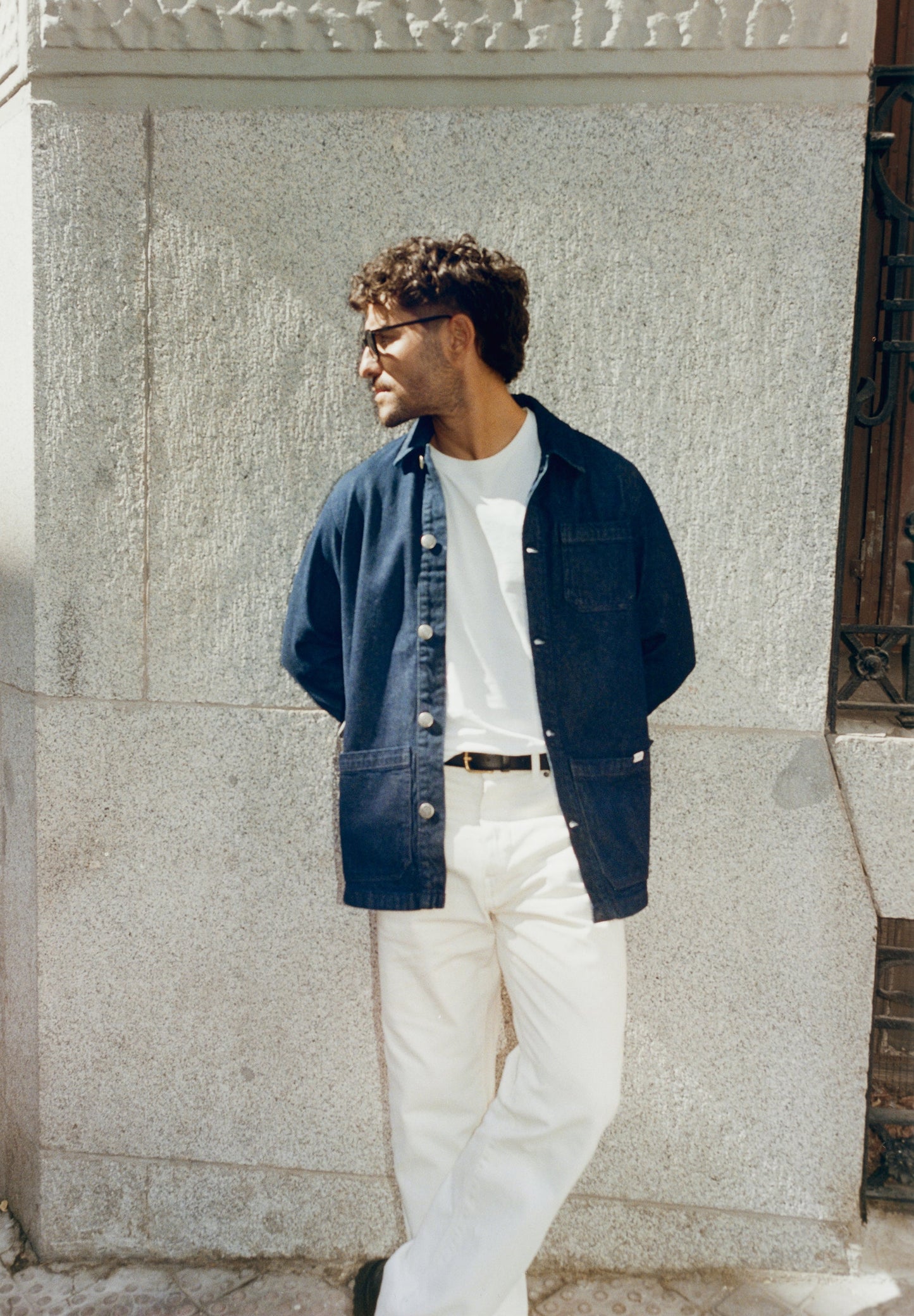 DENIM JACK MET VERWASSEN EFFECT